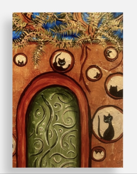 House of the Cat (7 black cats )