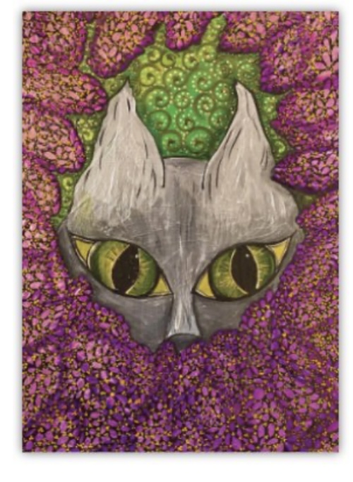 Mystical Cat Art Print