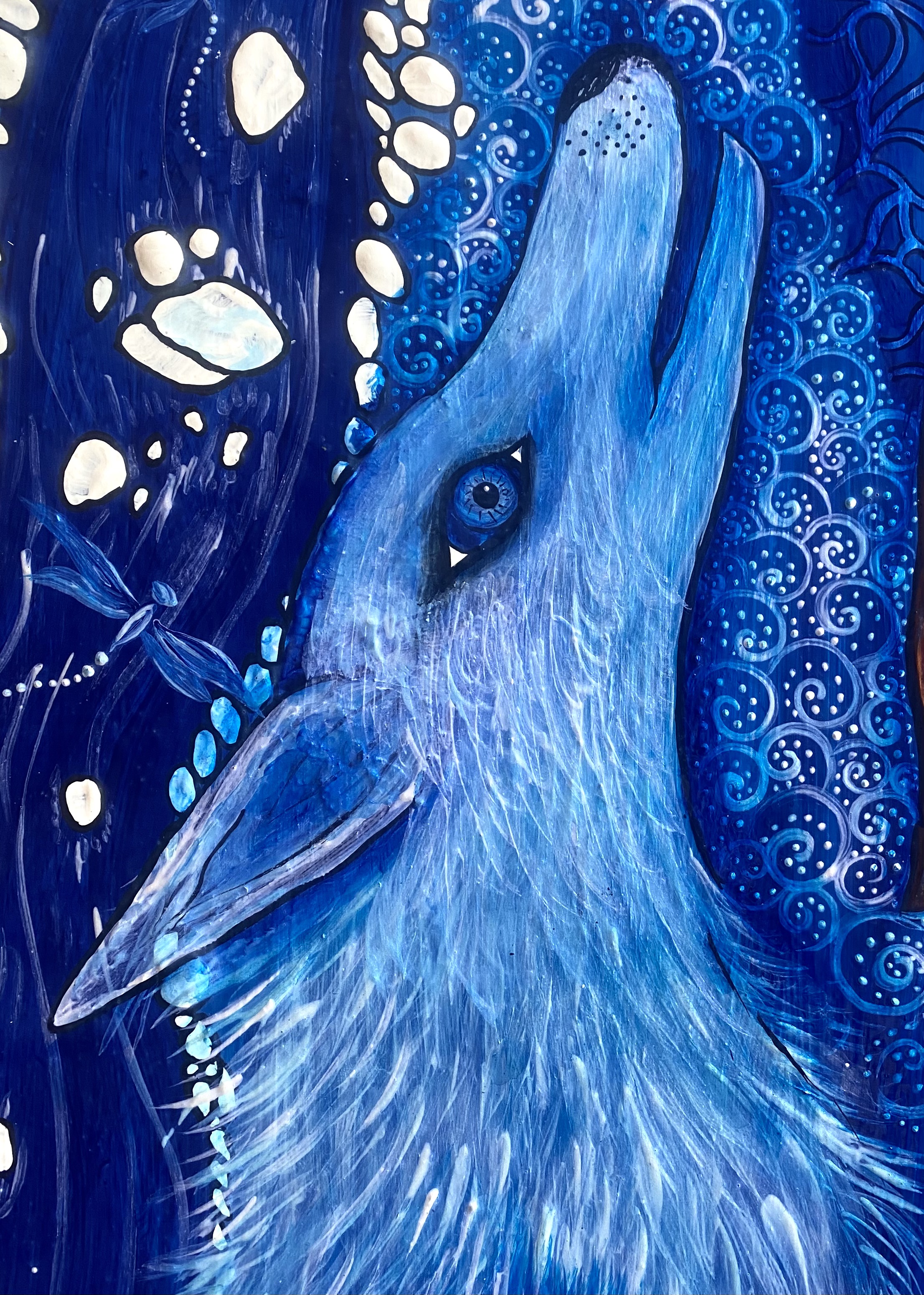 Blue Wolf detail