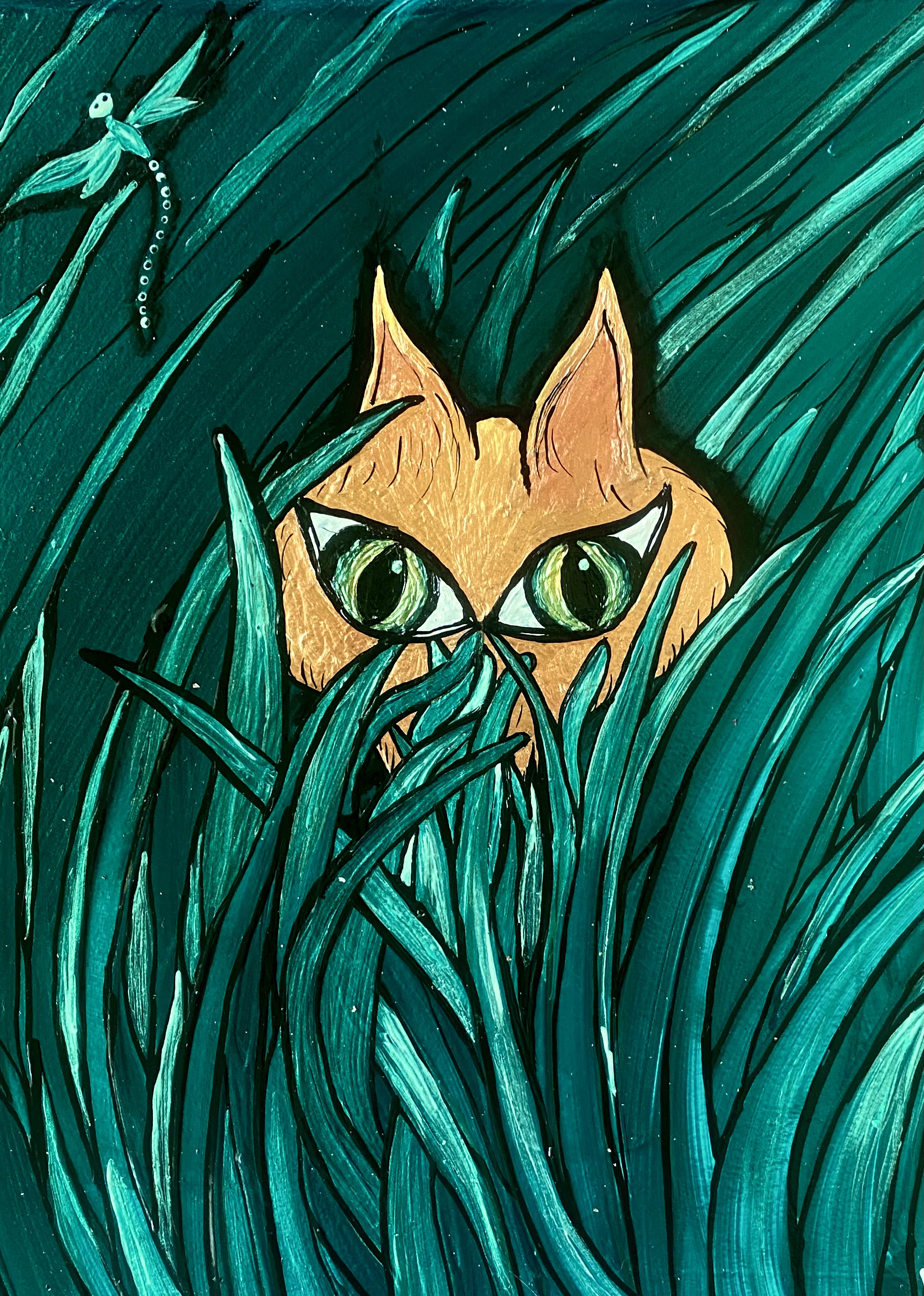 Cat in the Grass 