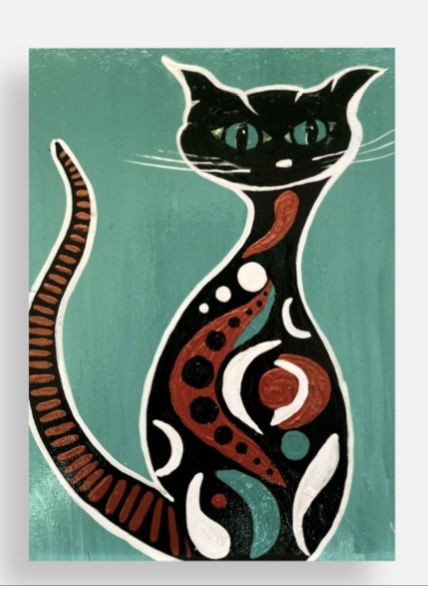 Retro cat 