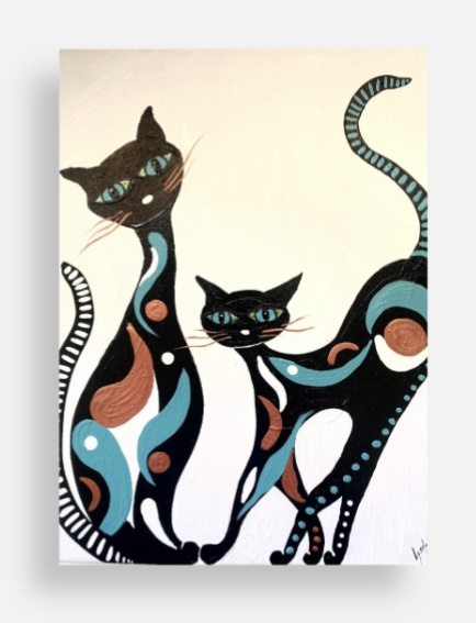 Retro cat duo cream