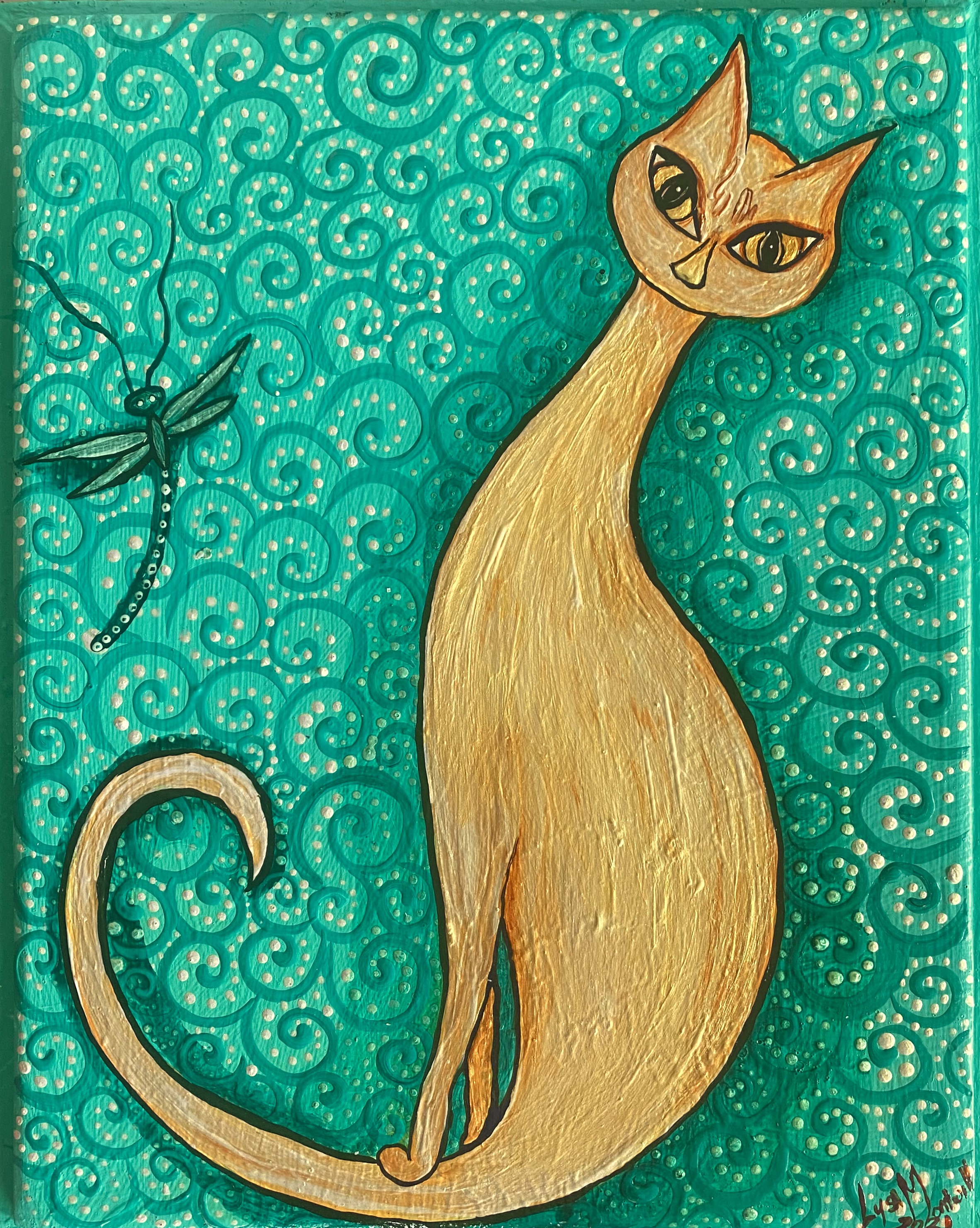 Gold cat 1