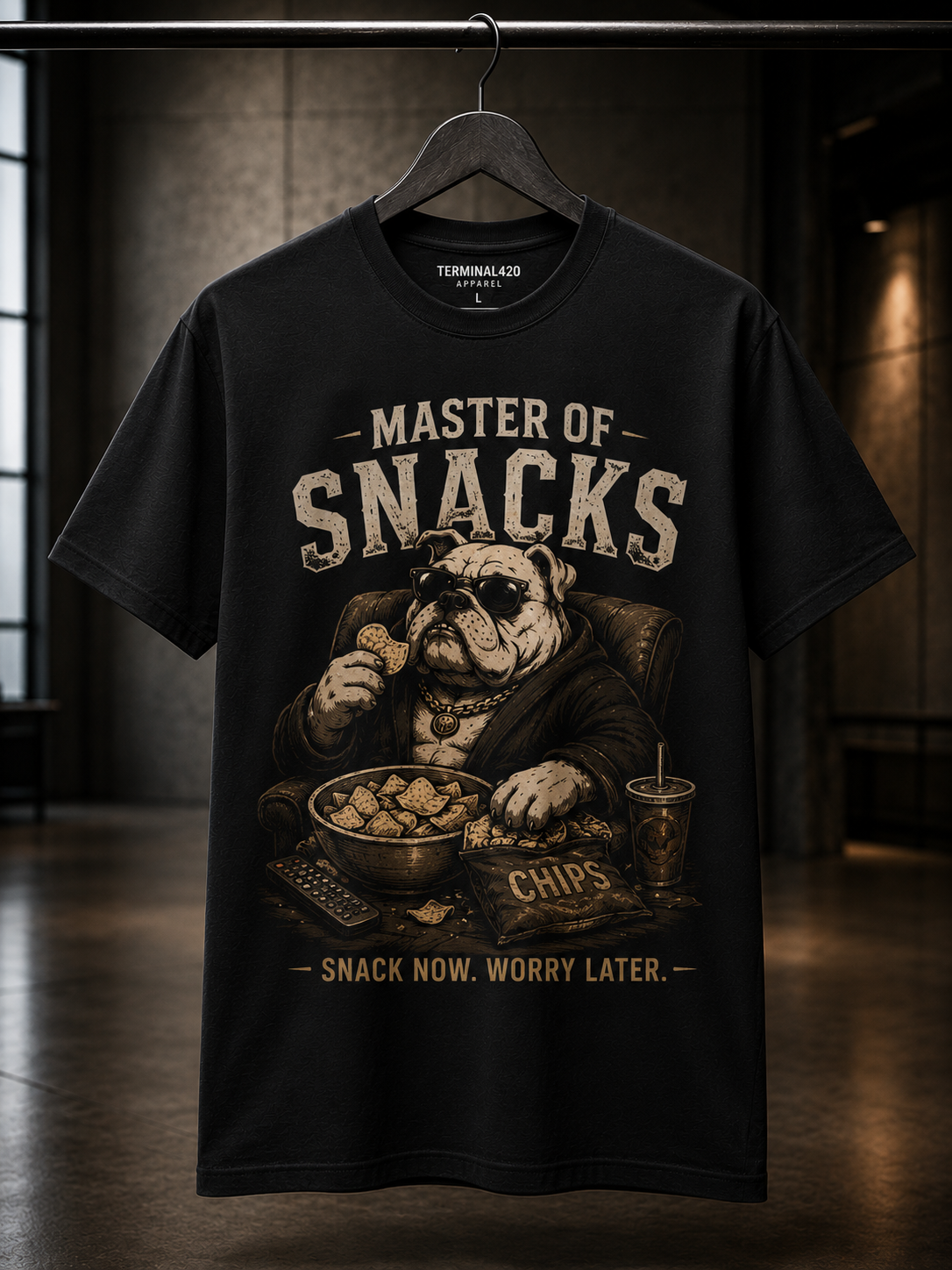 MASTER OF SNACKS PREMIUM T-SHIRTS