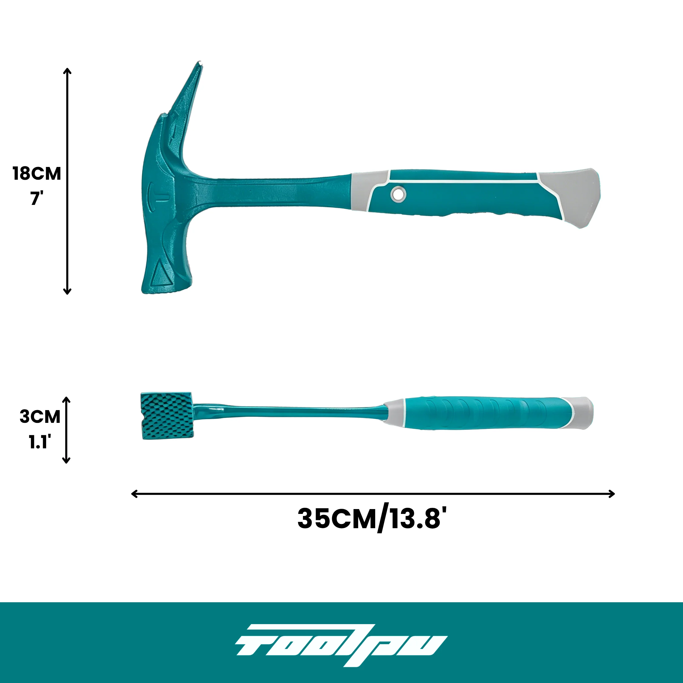 Roof Hammer - Industrial grade steel handle, OEM, DIY nail hammer