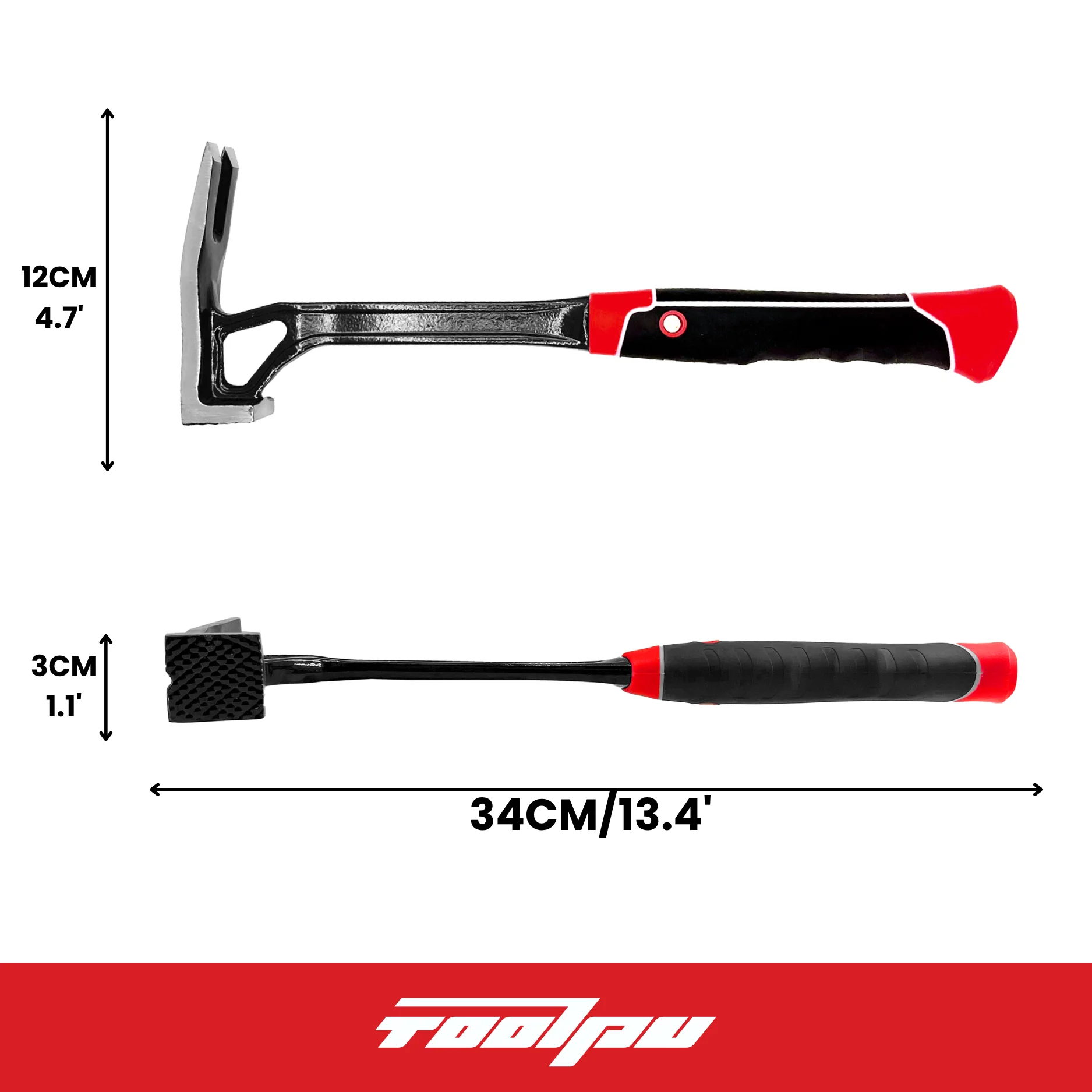 One-Piece Forged and Polished Hoe Premium Garden Tool
