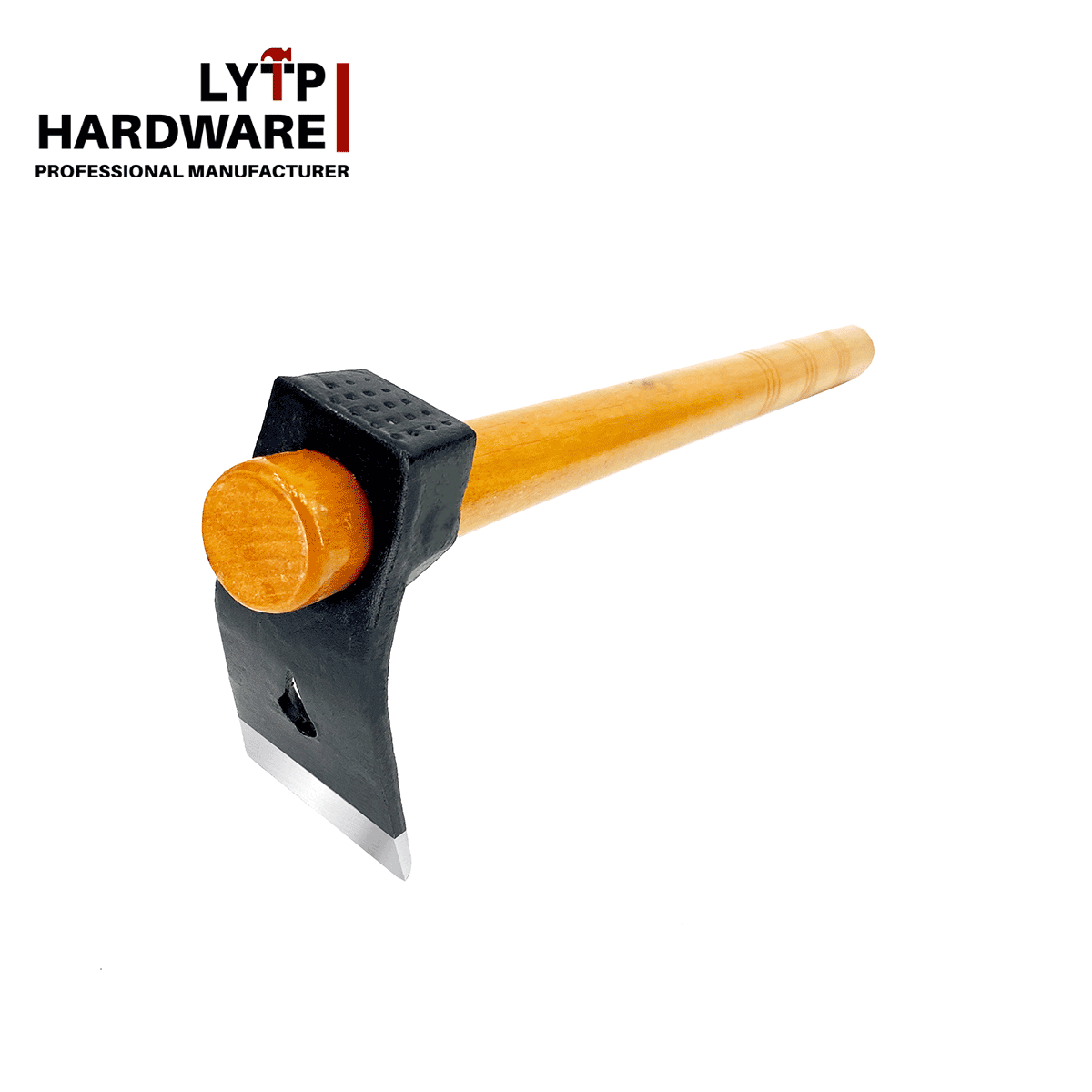 Wood-handled Adze / Heavy Forging Adze Garden Tool