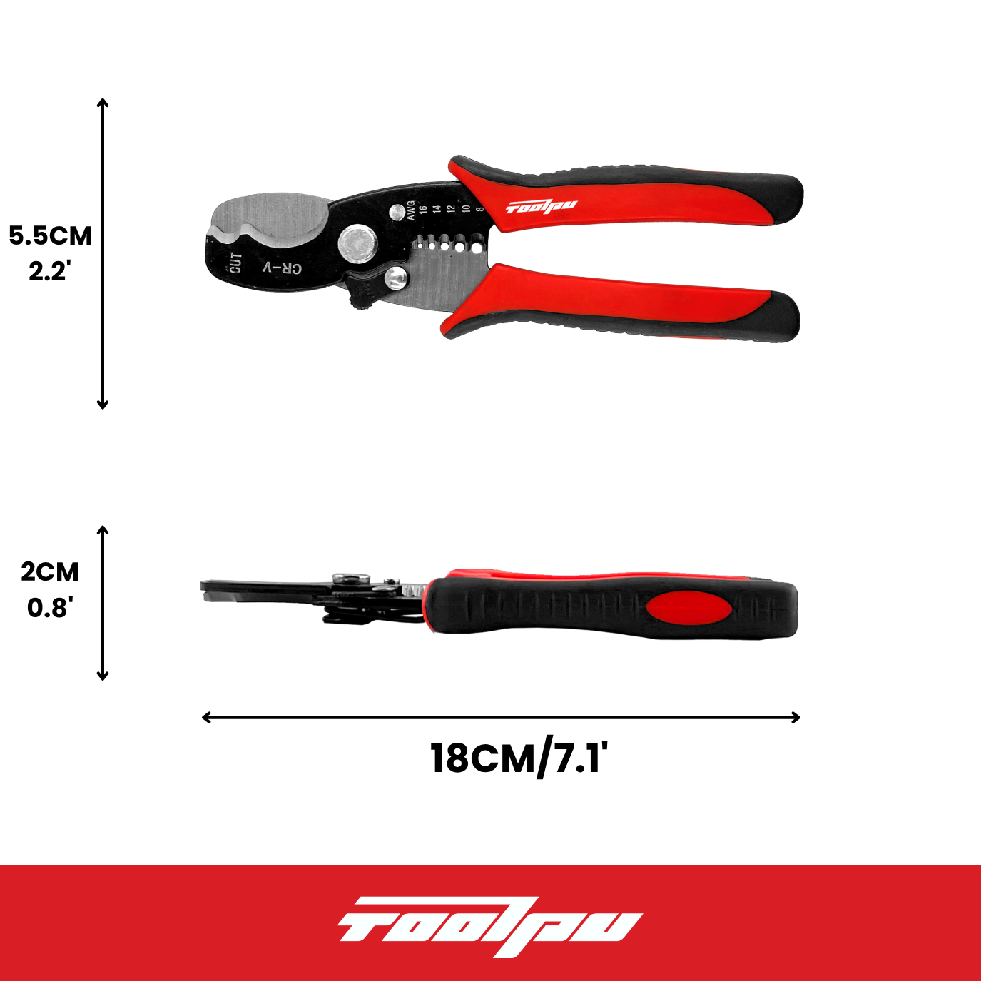 8-Inch Cable Stripping Pliers