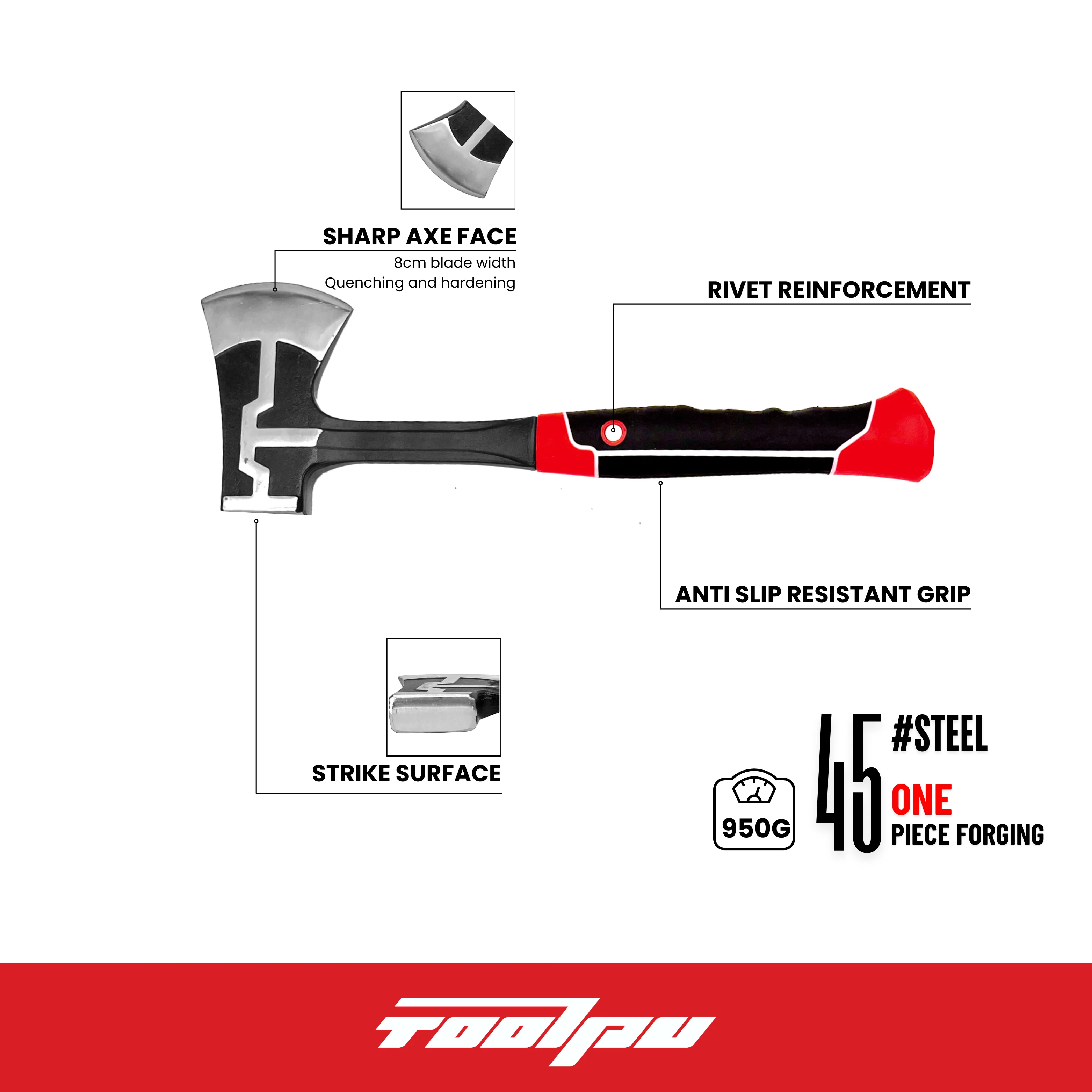 Multipurpose Steel Axe