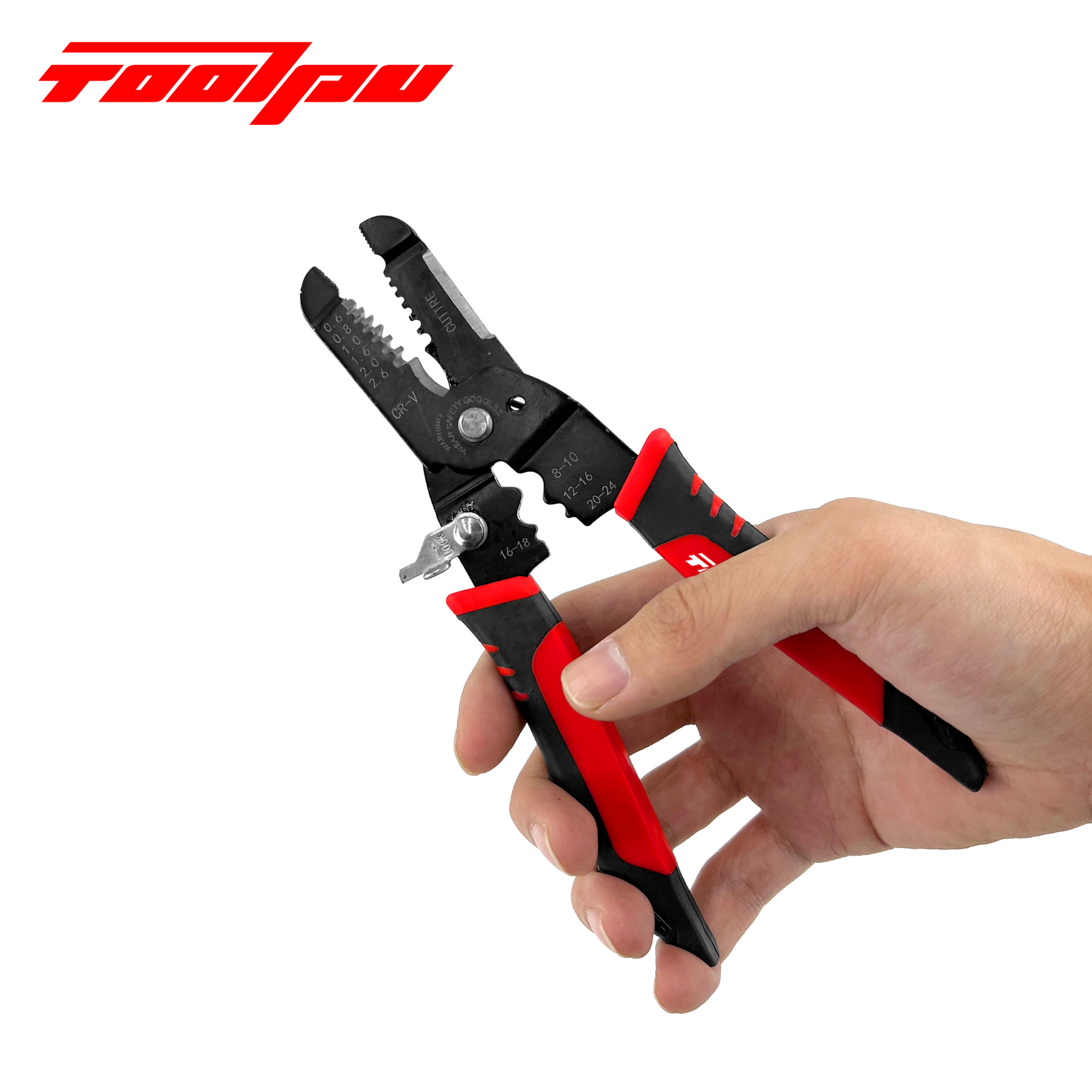 7-Inch Wire Stripping Pliers With Cutting Function