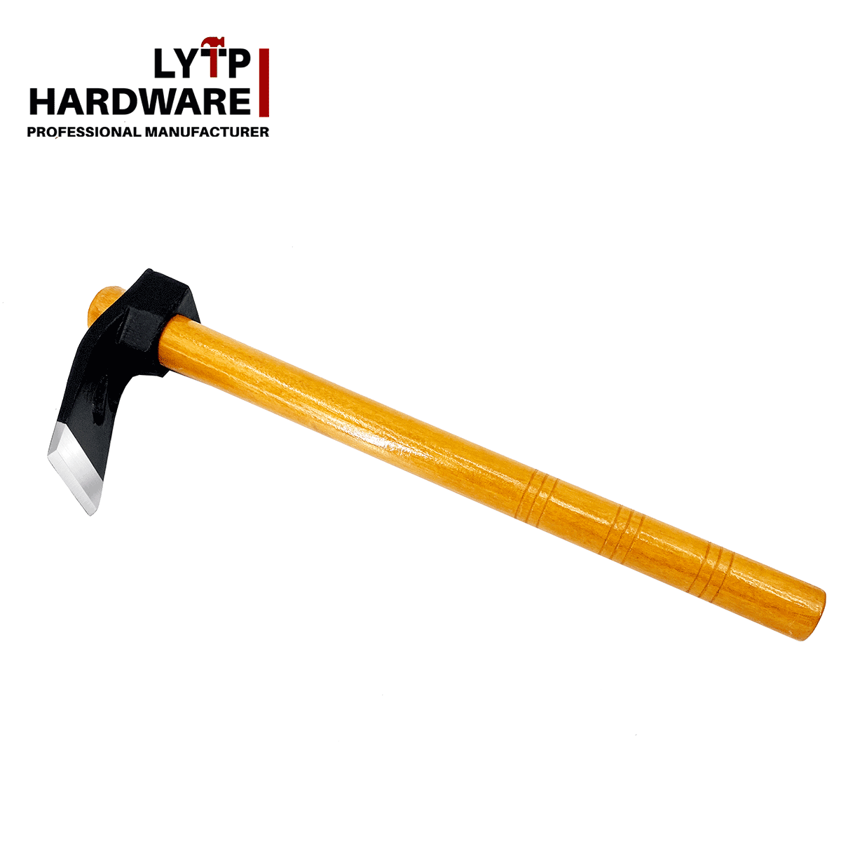 Wood-handled Adze / Heavy Forging Adze Garden Tool