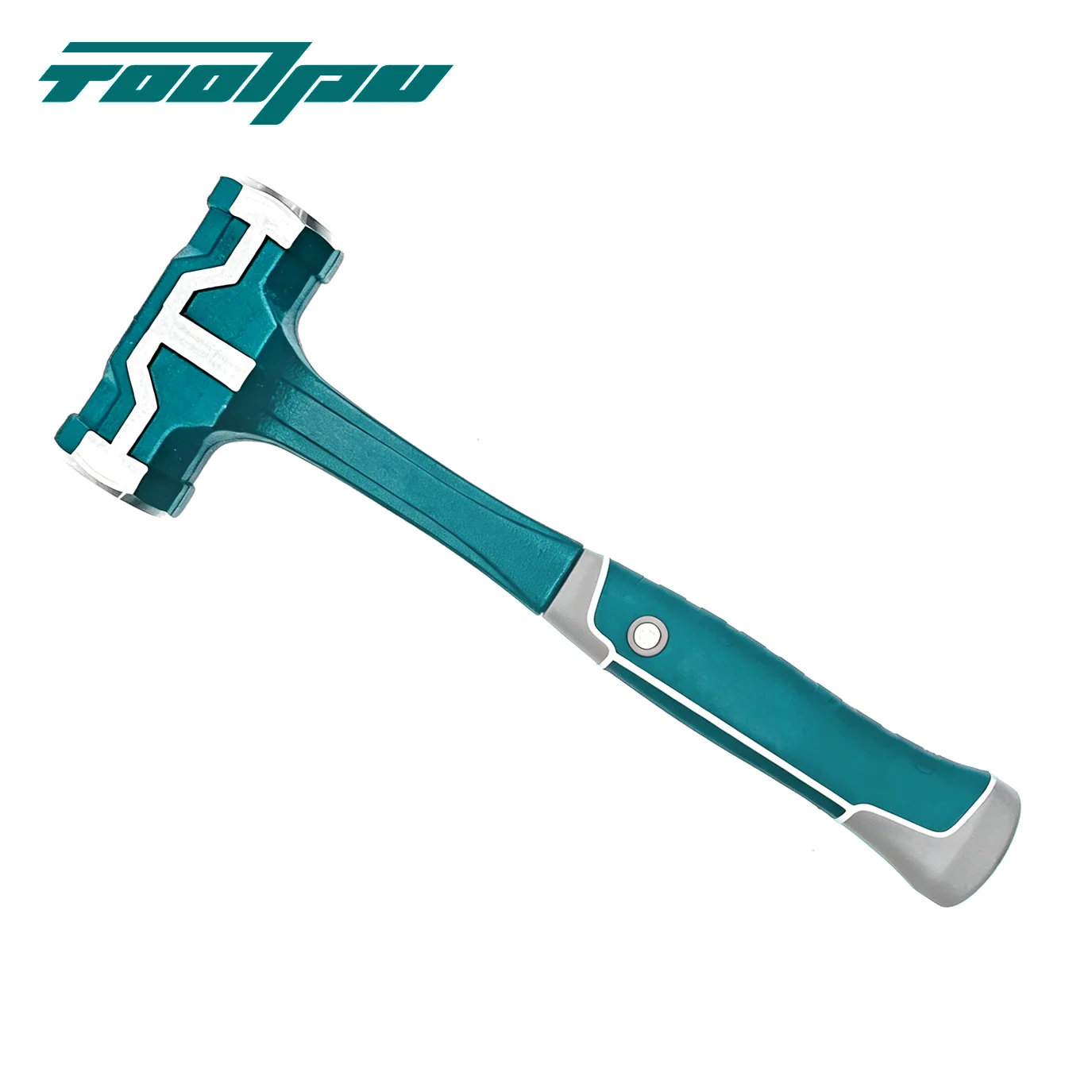 Industrial-Grade Sledge Hammer, Featuring A Non-Slip Fiberglass Handle And Rubber Grip, Suitable For DIY Use