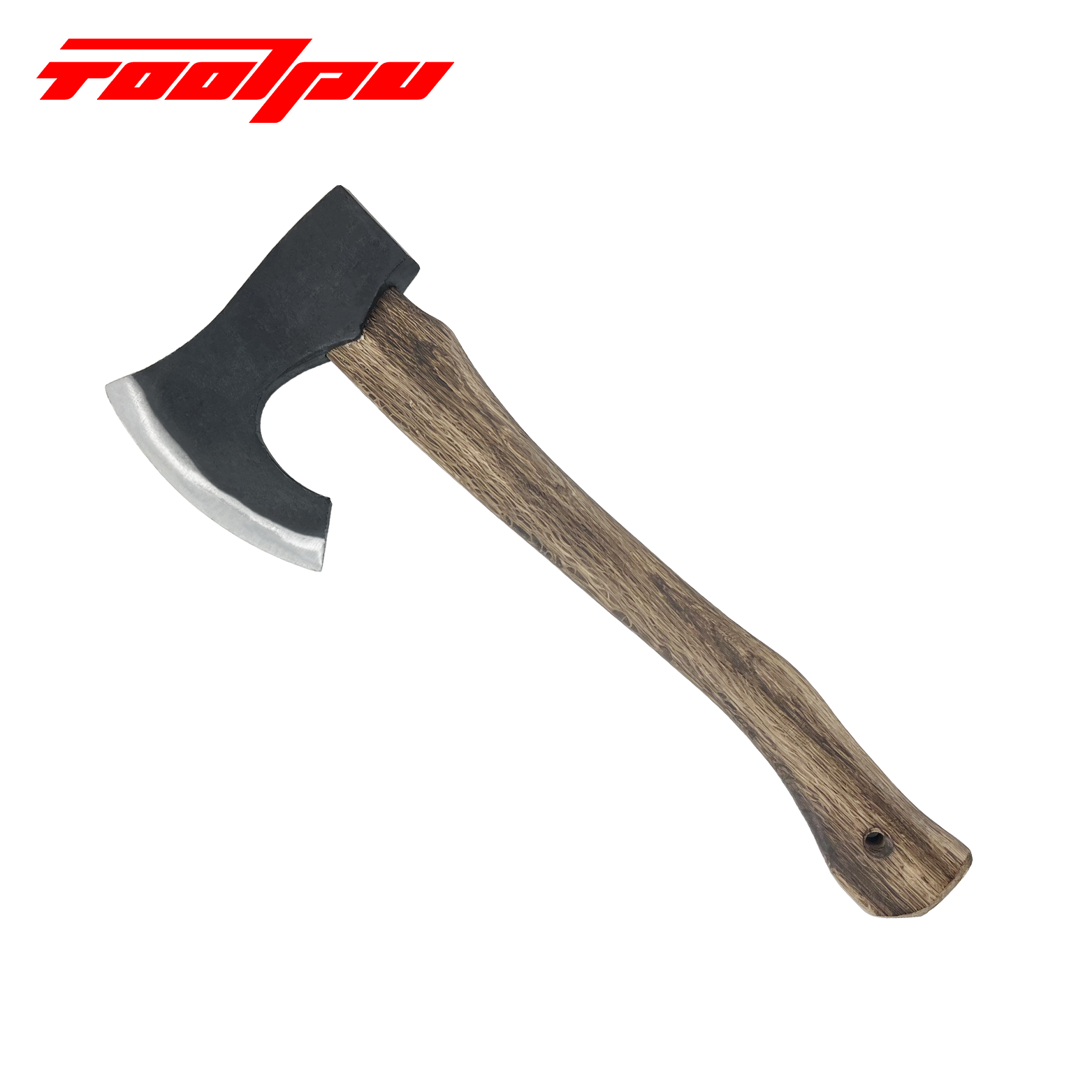 Carbon Steel Wooden-Handled Axe | Heavy-Duty Jungle Craft Hand Axe For Outdoor Hiking And Camping Tools