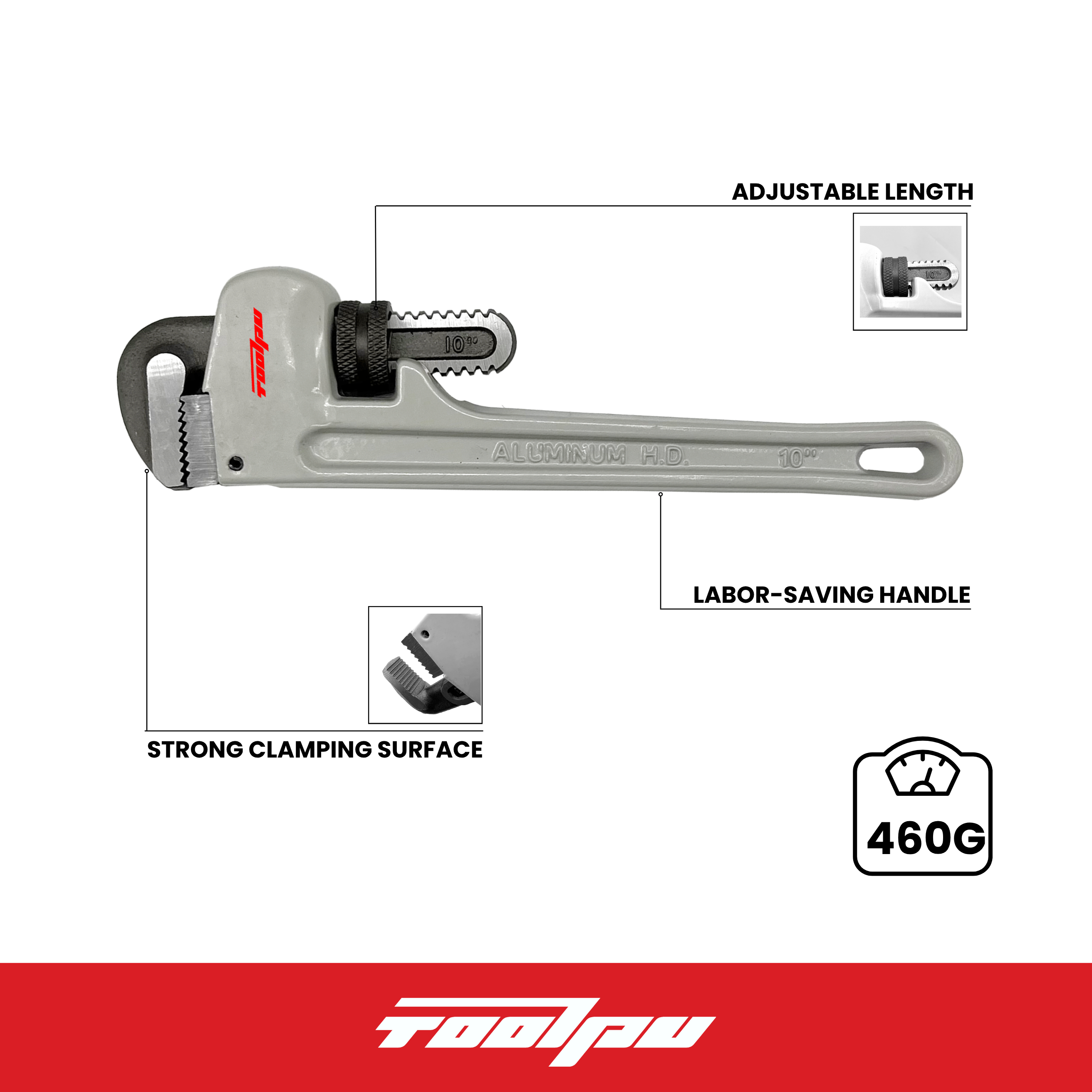Aluminum Pipe Wrench