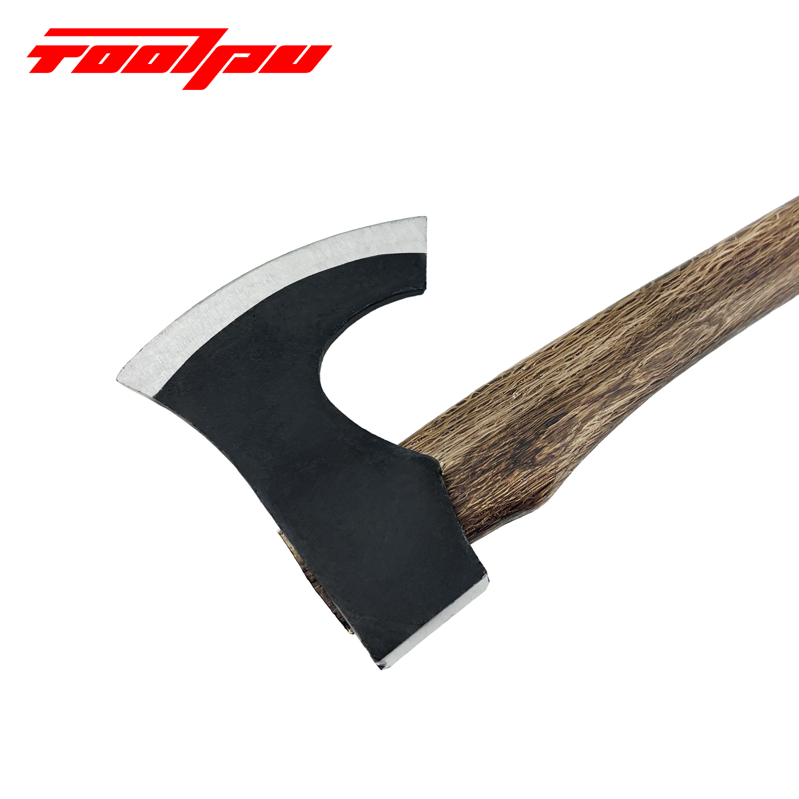 Carbon Steel Wooden-Handled Axe | Heavy-Duty Jungle Craft Hand Axe For Outdoor Hiking And Camping Tools