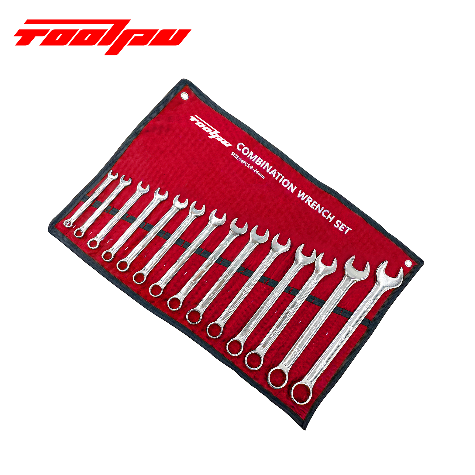 14-Piece Set Of 8-24MM Combination Wrenches