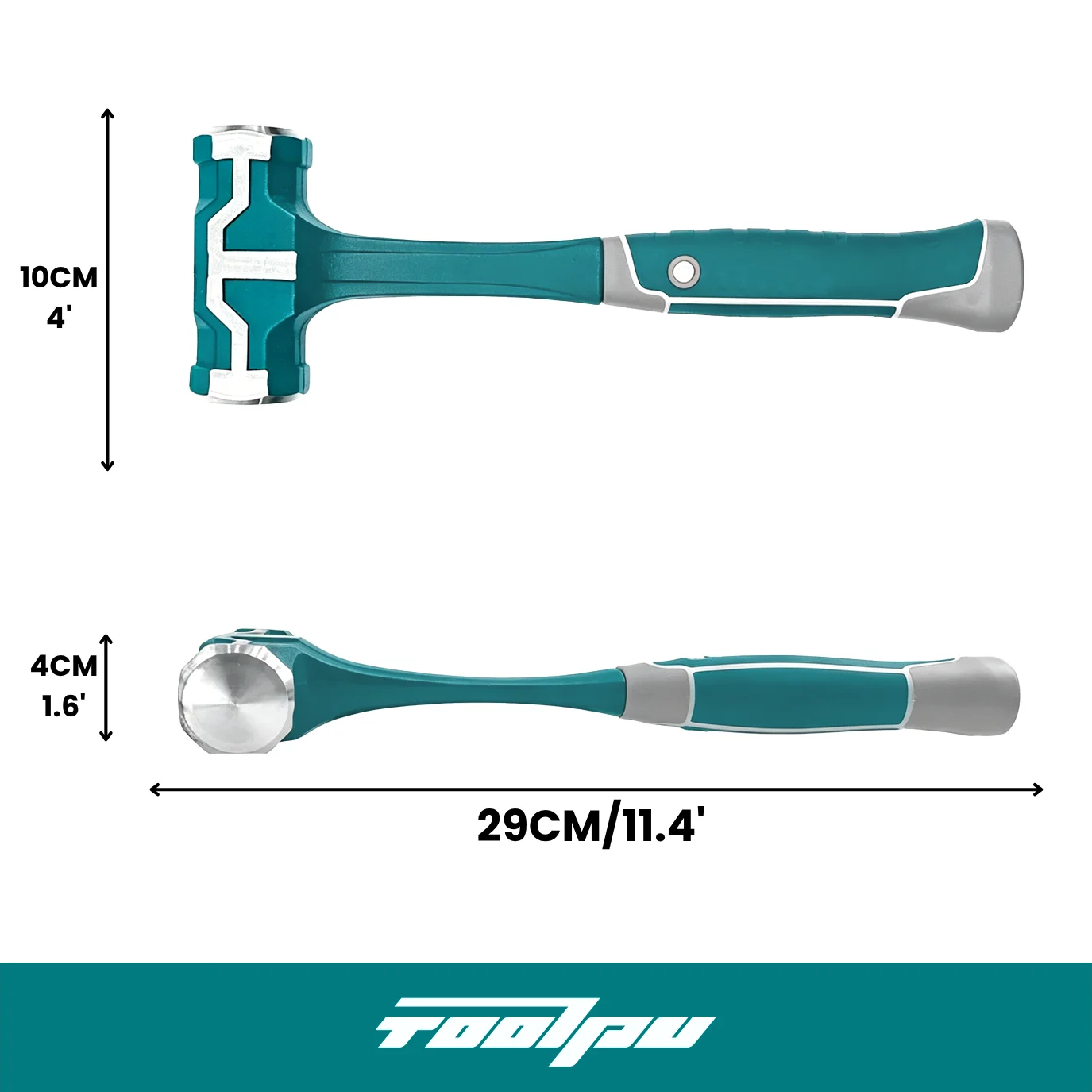 Industrial-Grade Sledge Hammer, Featuring A Non-Slip Fiberglass Handle And Rubber Grip, Suitable For DIY Use