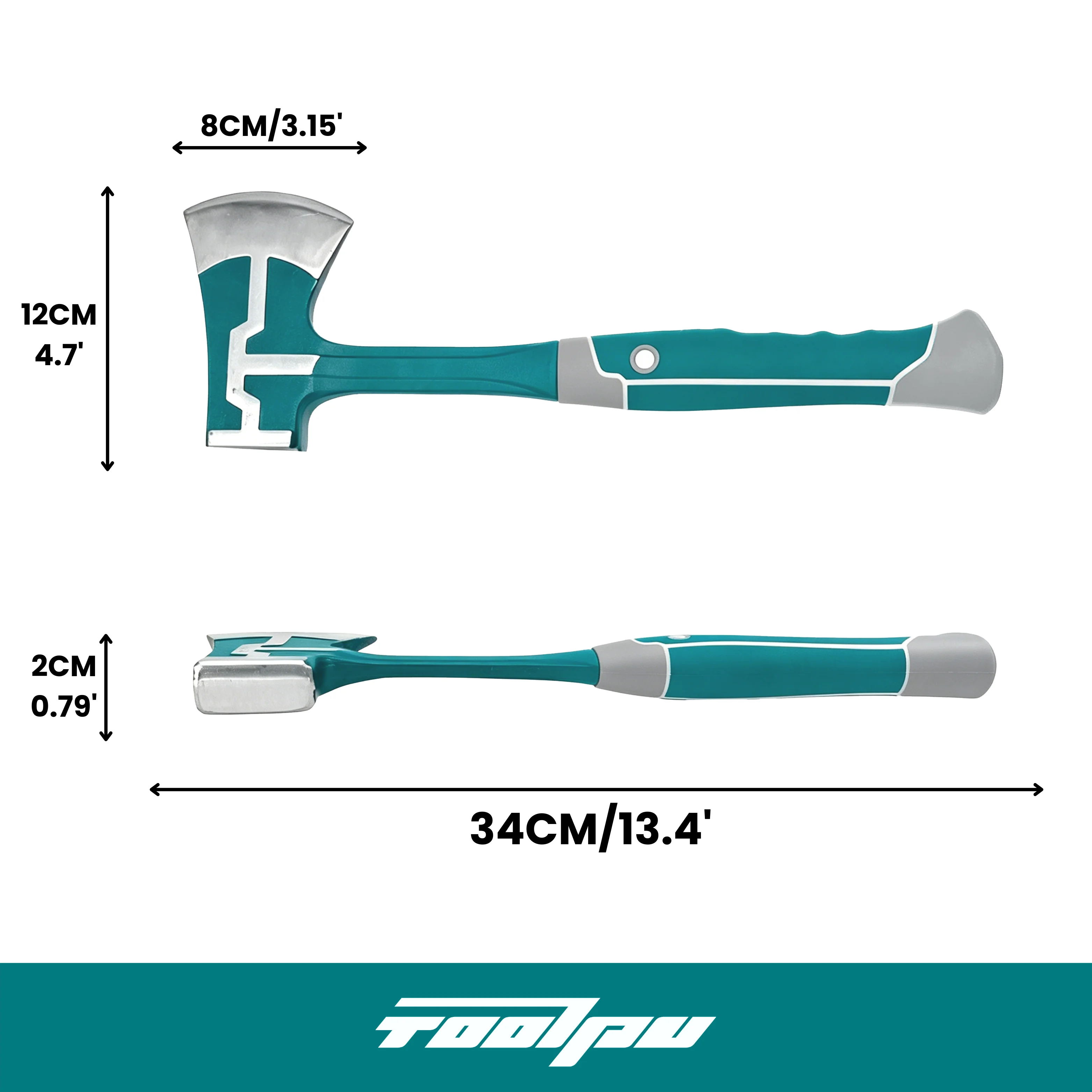 Forged High Carbon Steel Hatchet Axe for Outdoor Wood Cutting Multi-Purpose