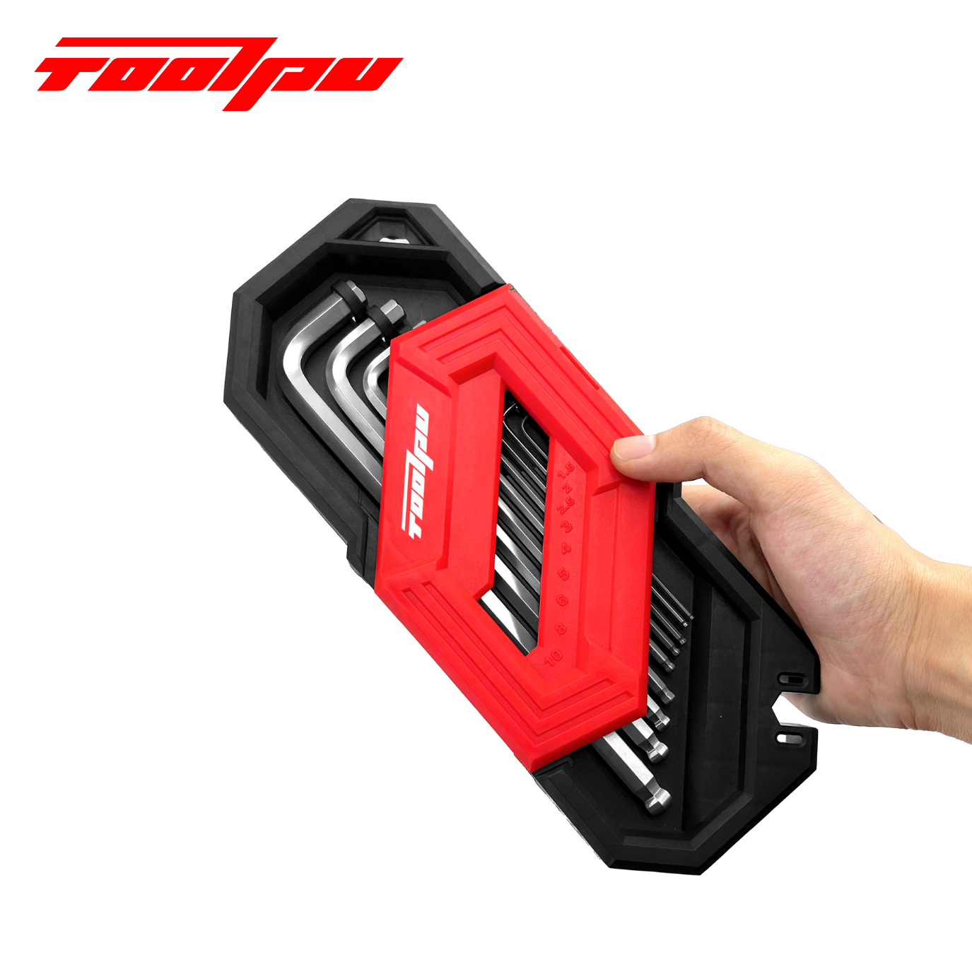 Industrial-Grade Hexagonal Wrench Set - 9-Piece Set