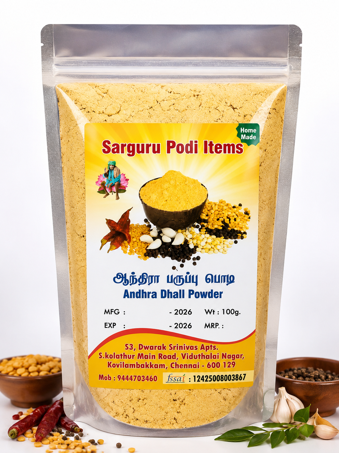 Andhra Dhall Powder