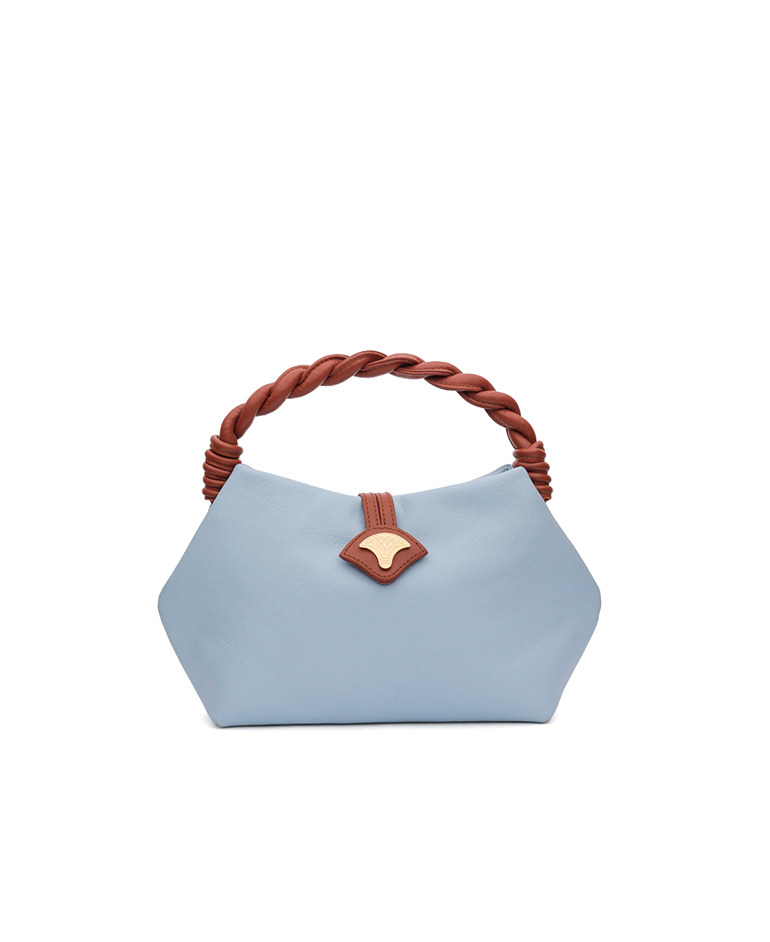 Blue Leather Handbag