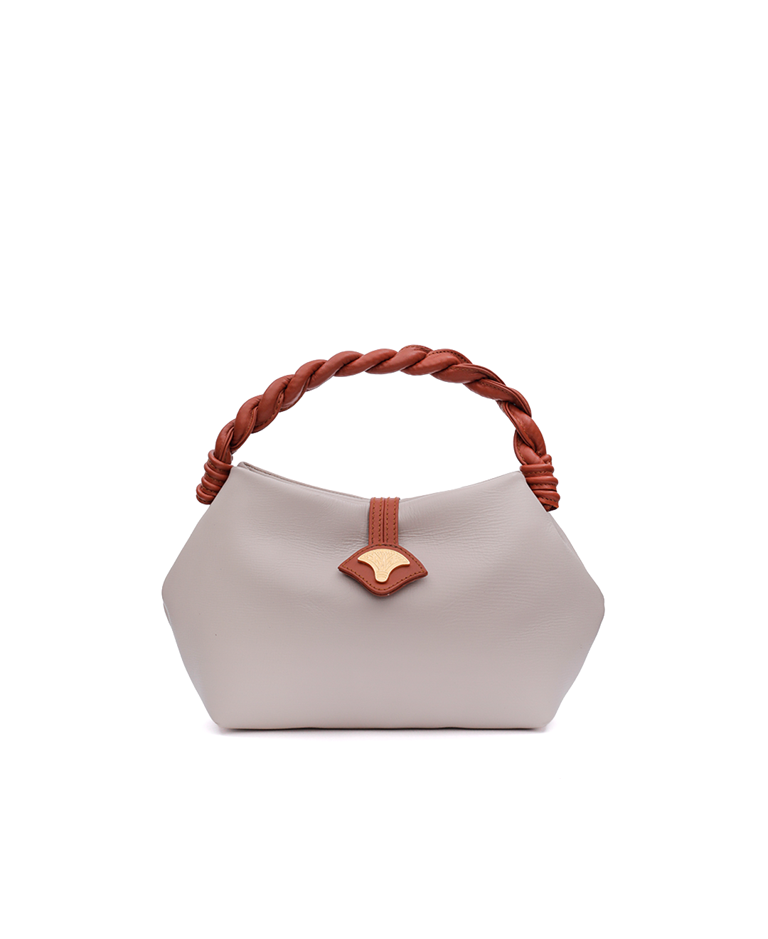 Stylish Handbag with Braided Handle