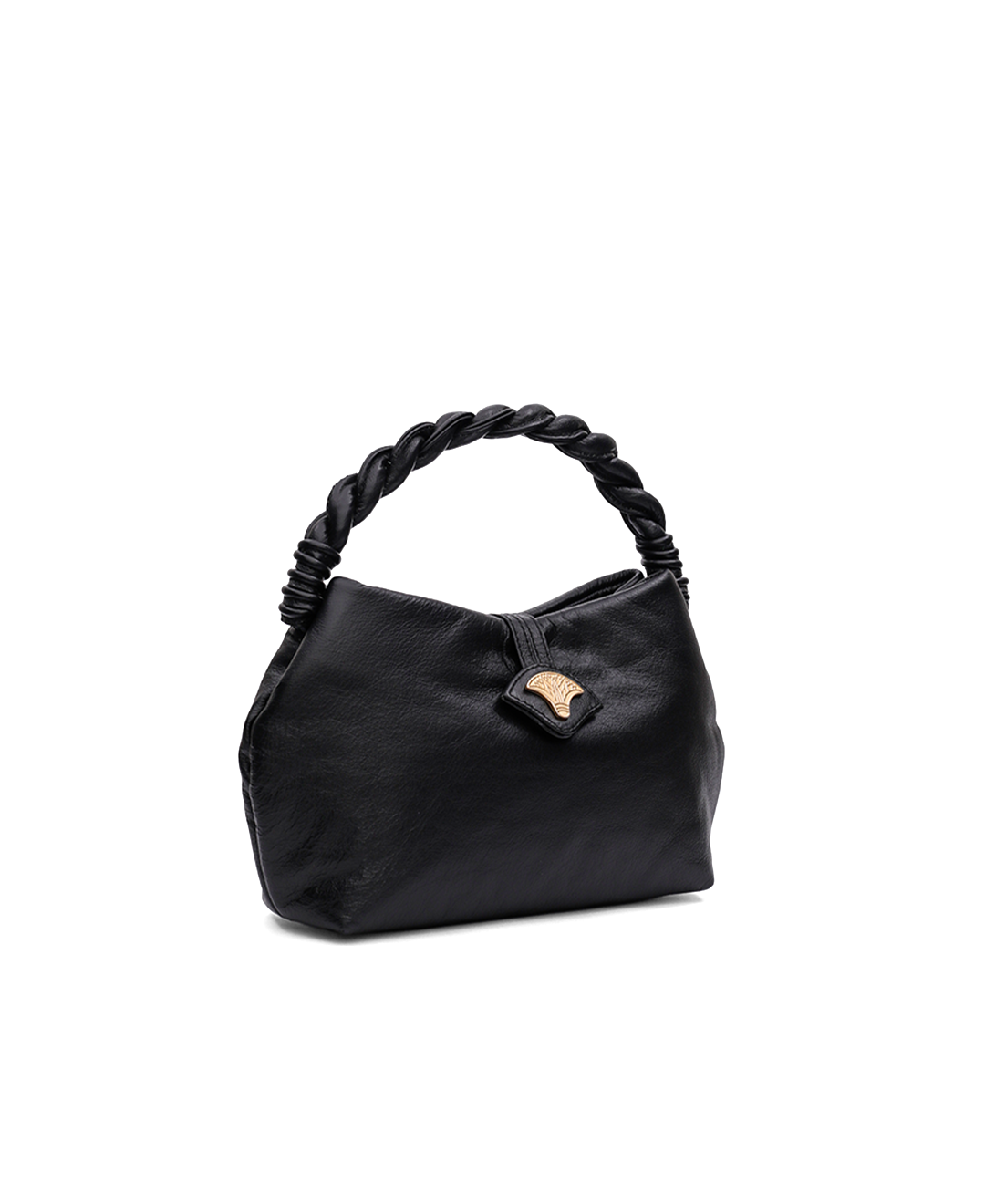 Elegant Black Leather Handbag