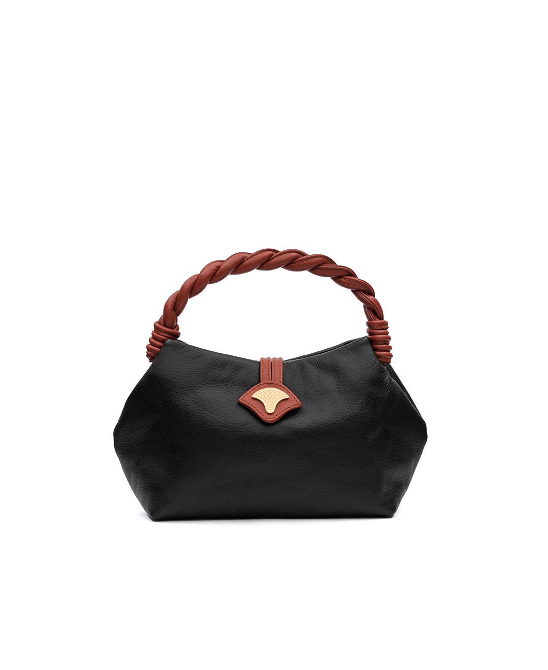 Elegant Black Leather Handbag