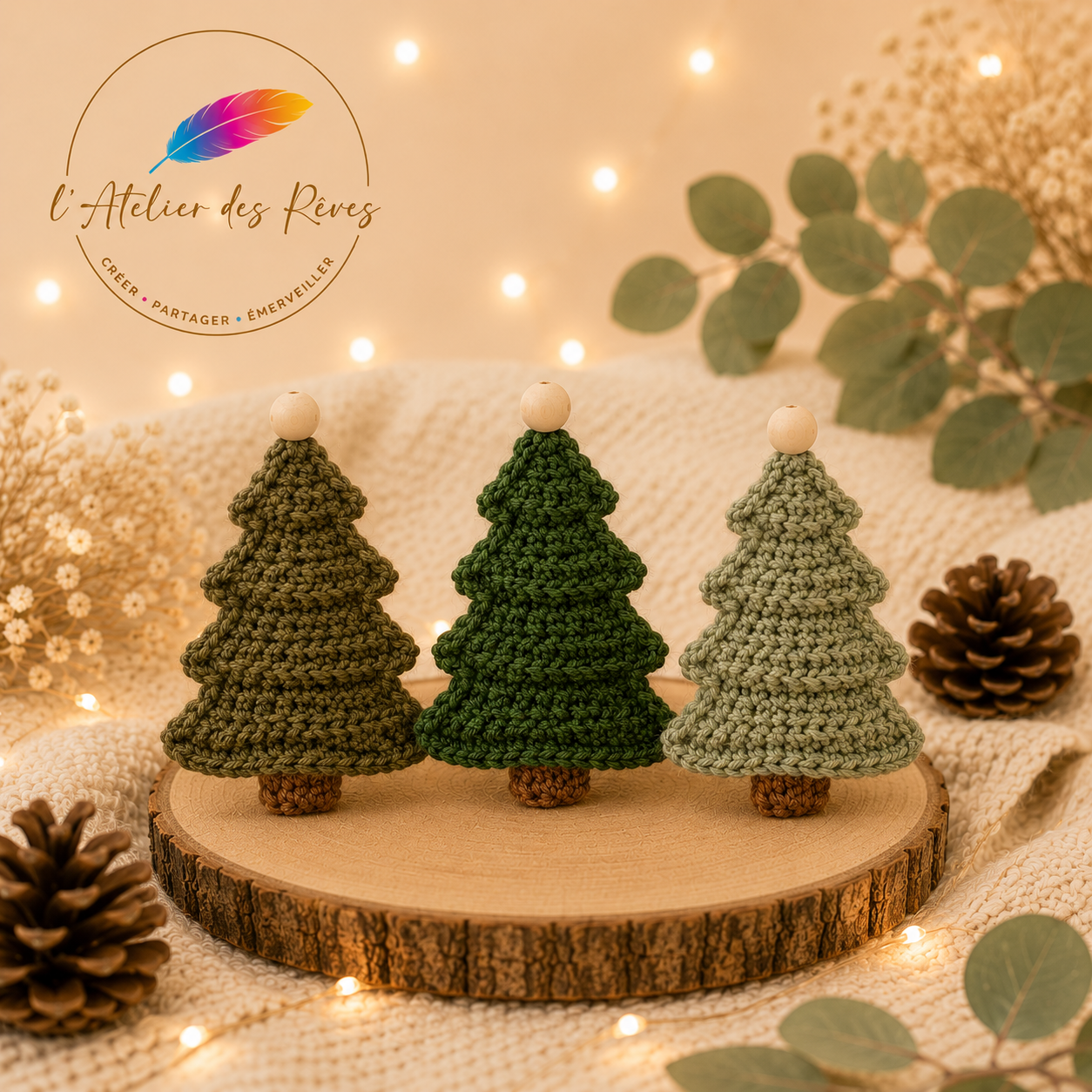 Décoration Sapin au Crochet