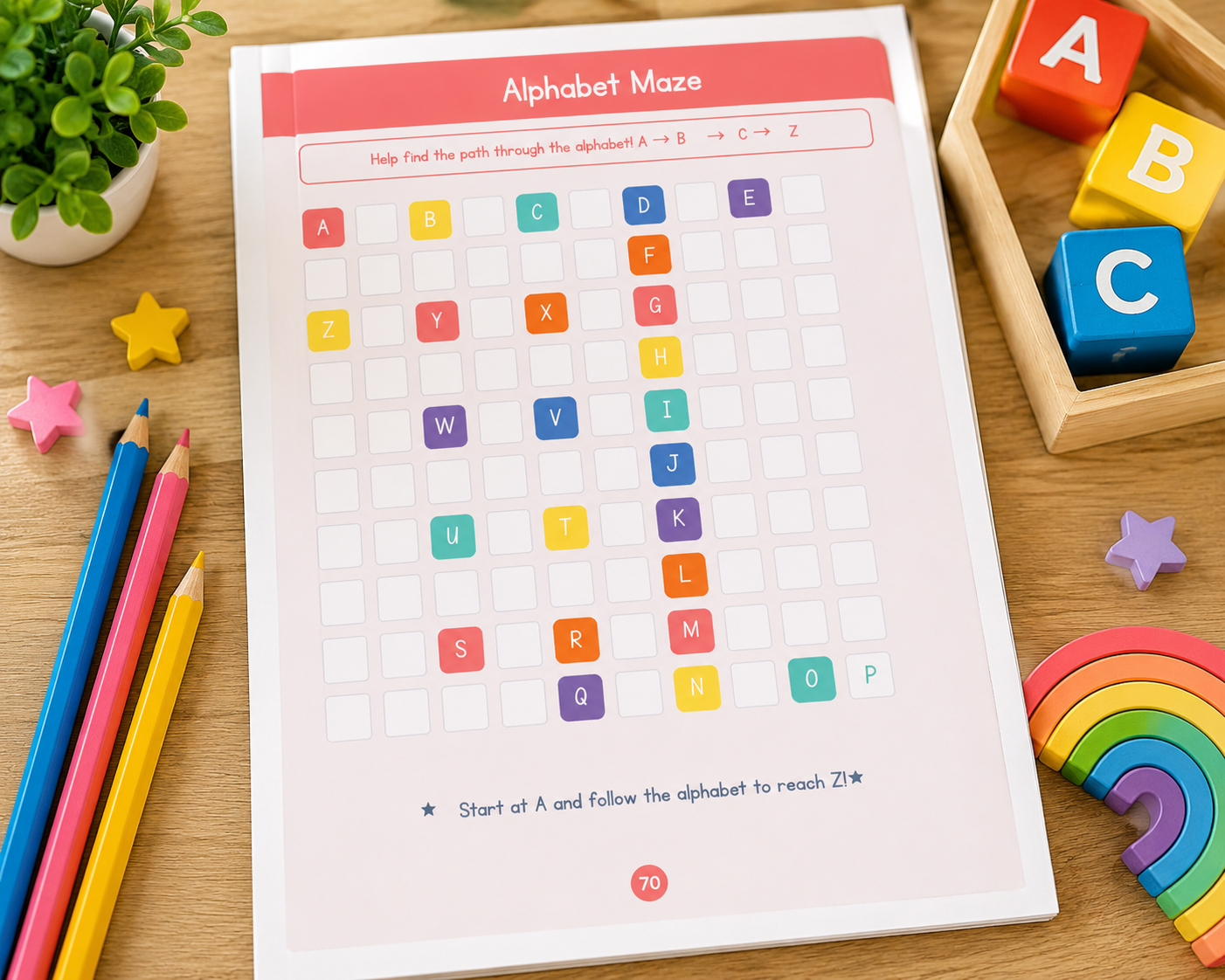 Alphabet Tracing Workbook