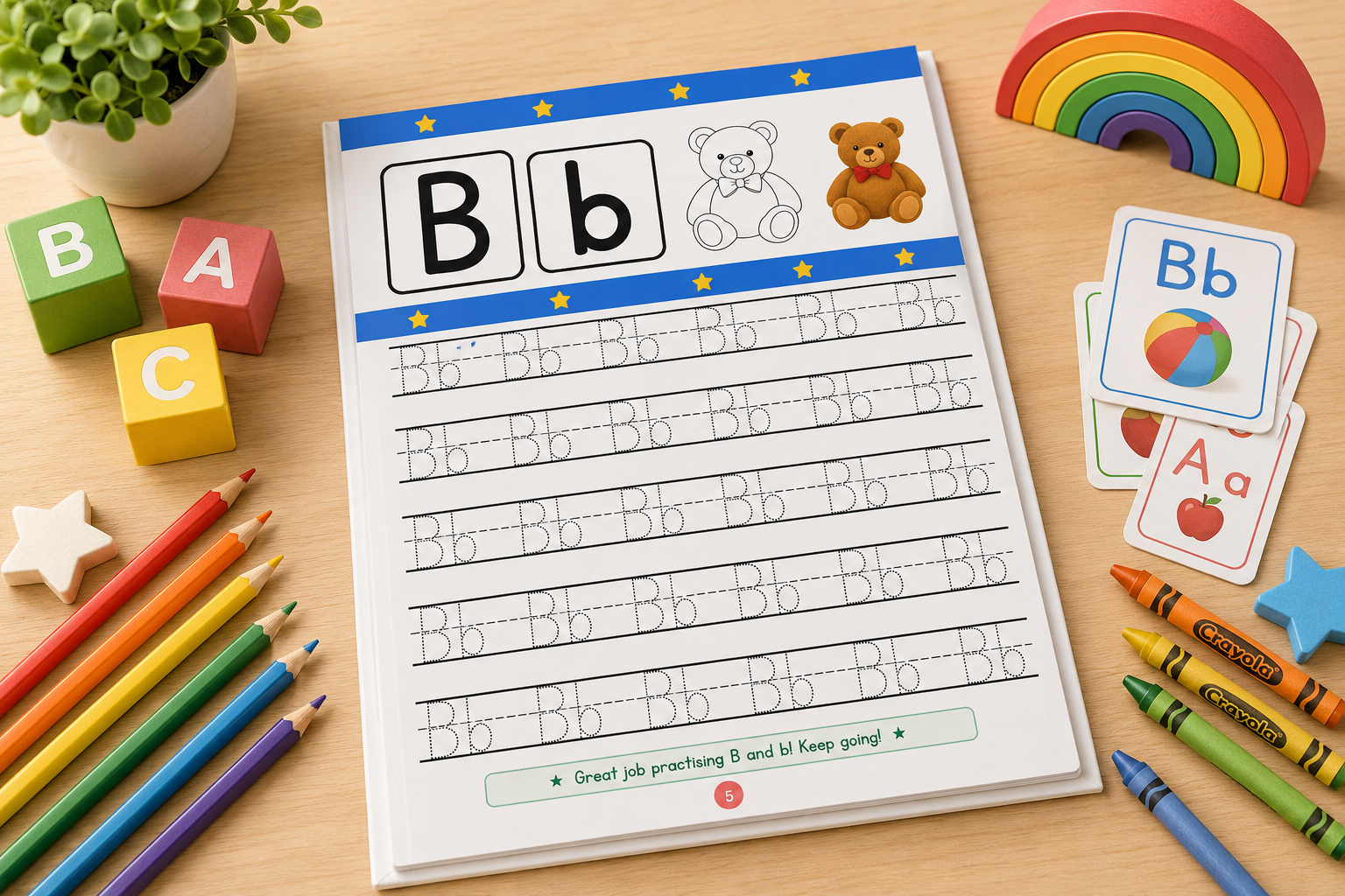 Alphabet Tracing Workbook