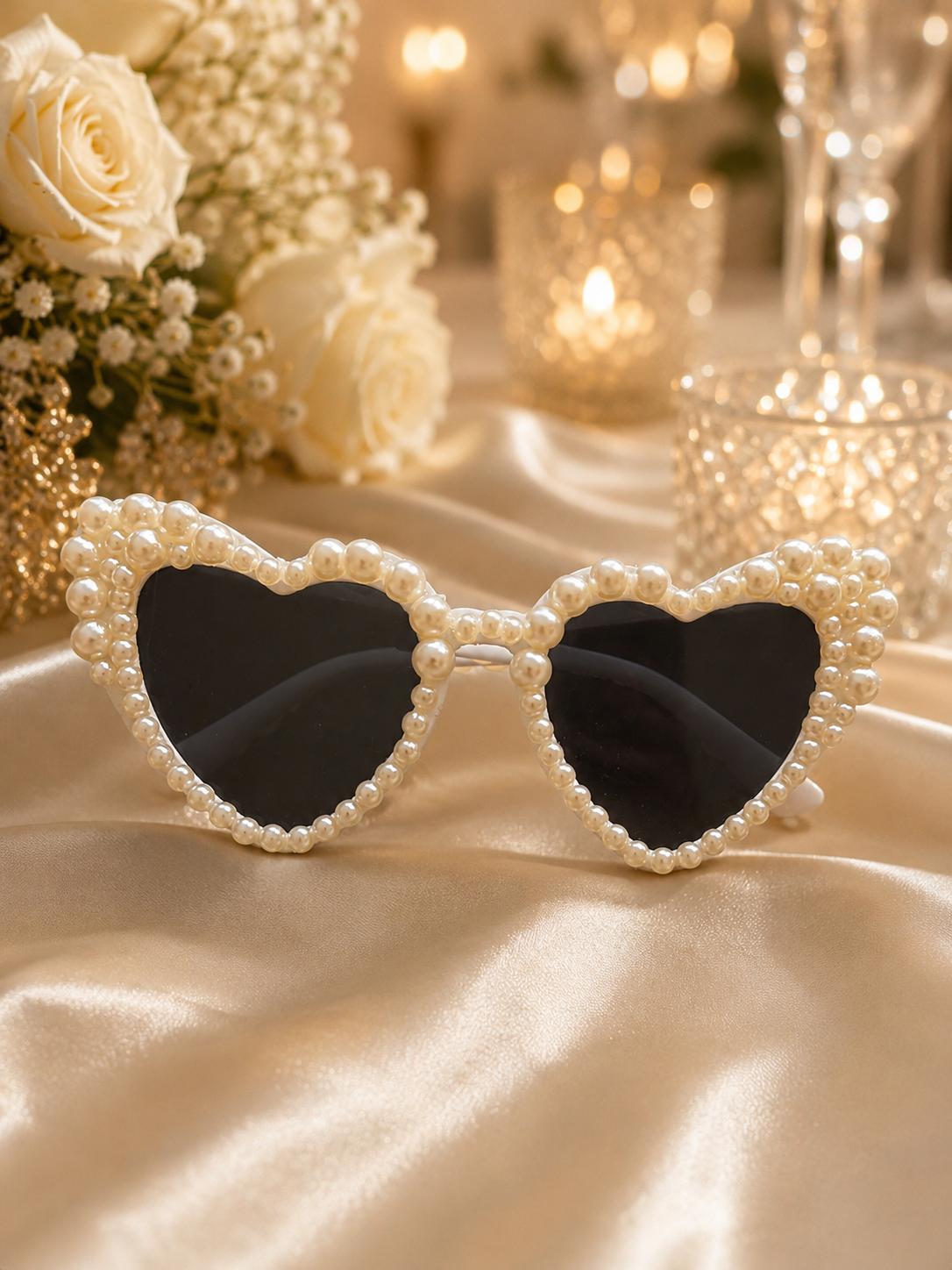 Pearl Heart Sunglasses