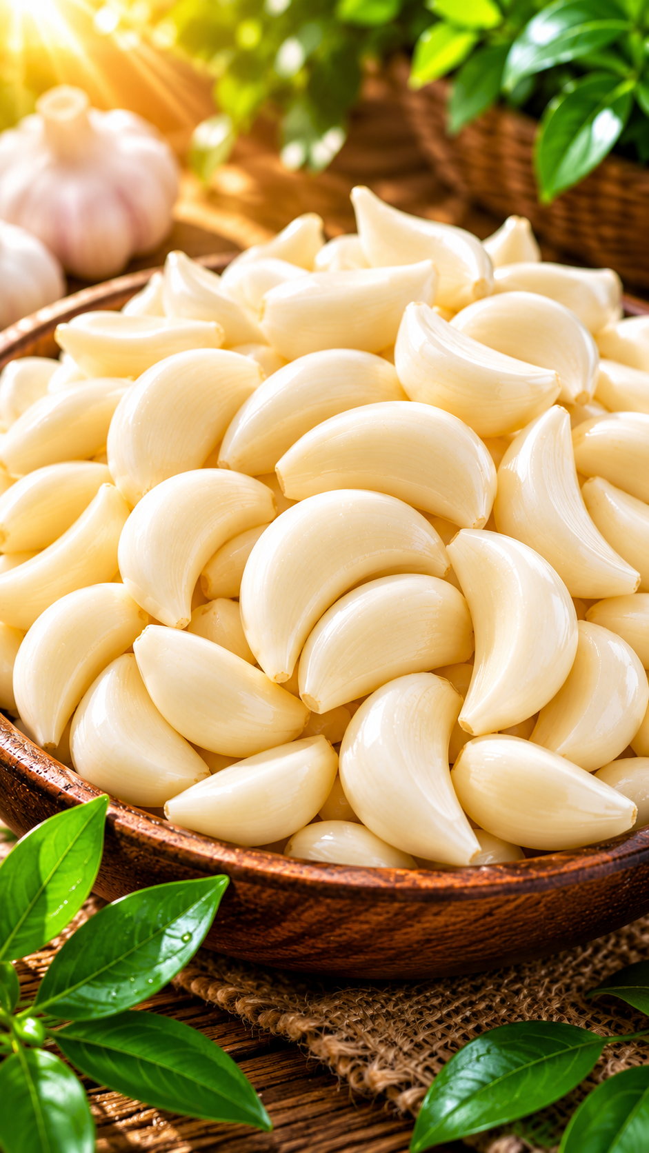 Fresh Peeled Garlic Cloves