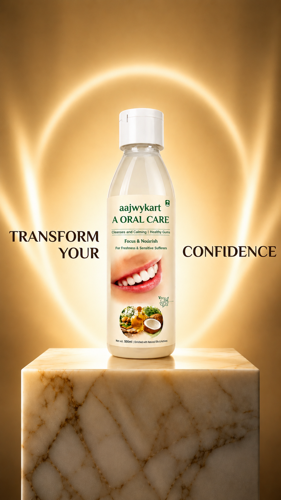 Oral Care Oil Pulling + Mouth Wash