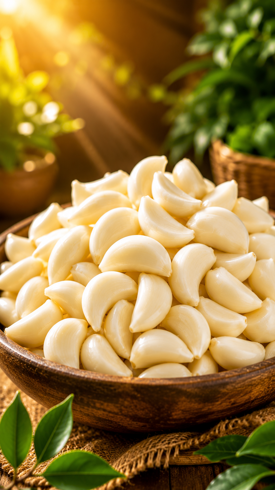 Fresh Peeled Garlic Cloves