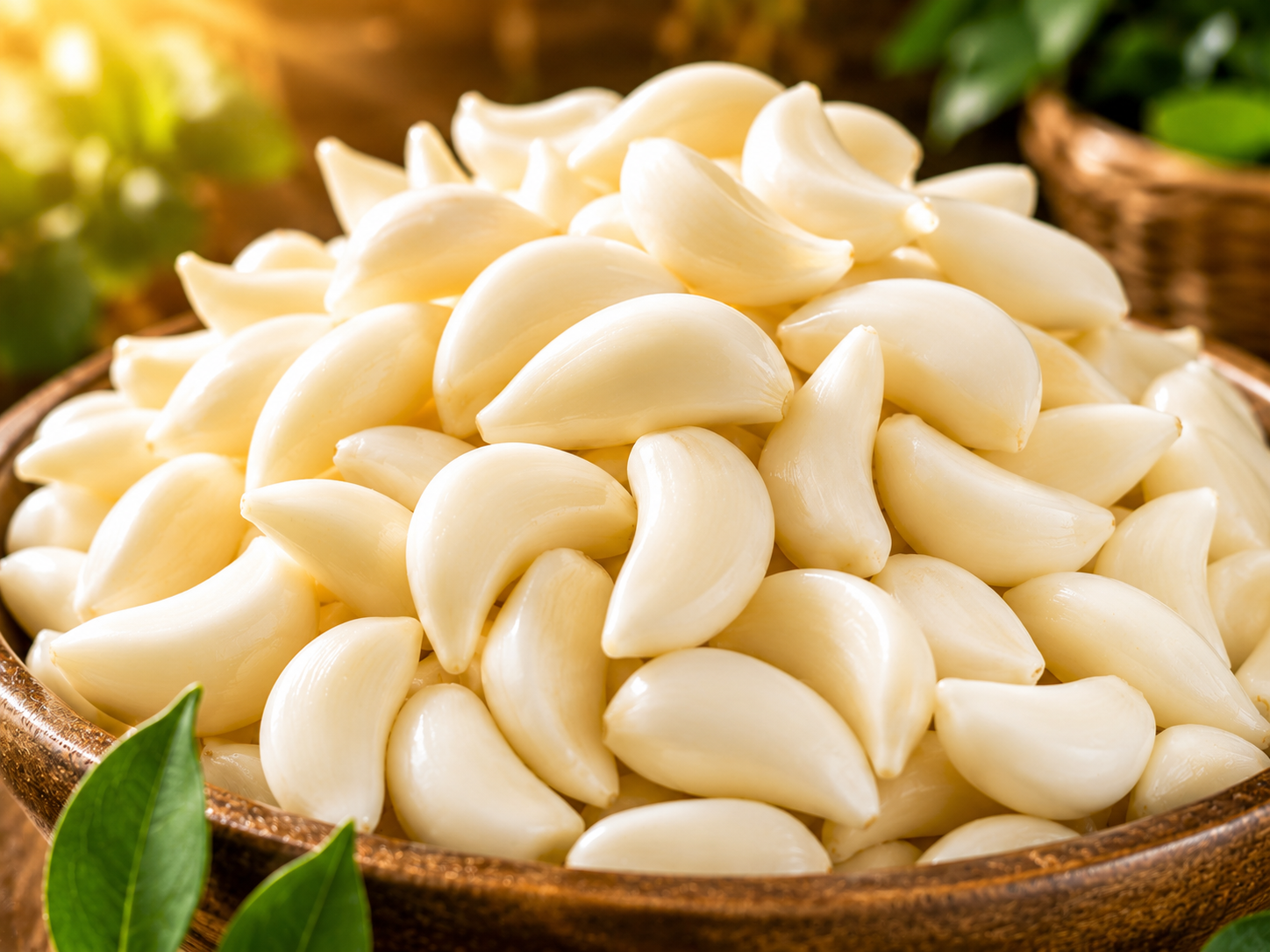 Fresh Peeled Garlic Cloves