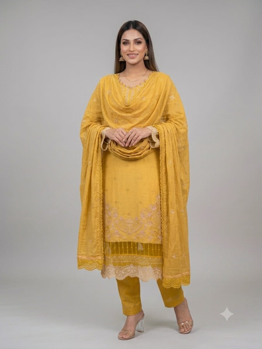 Women’s Pakistani 3-Piece Suit Set