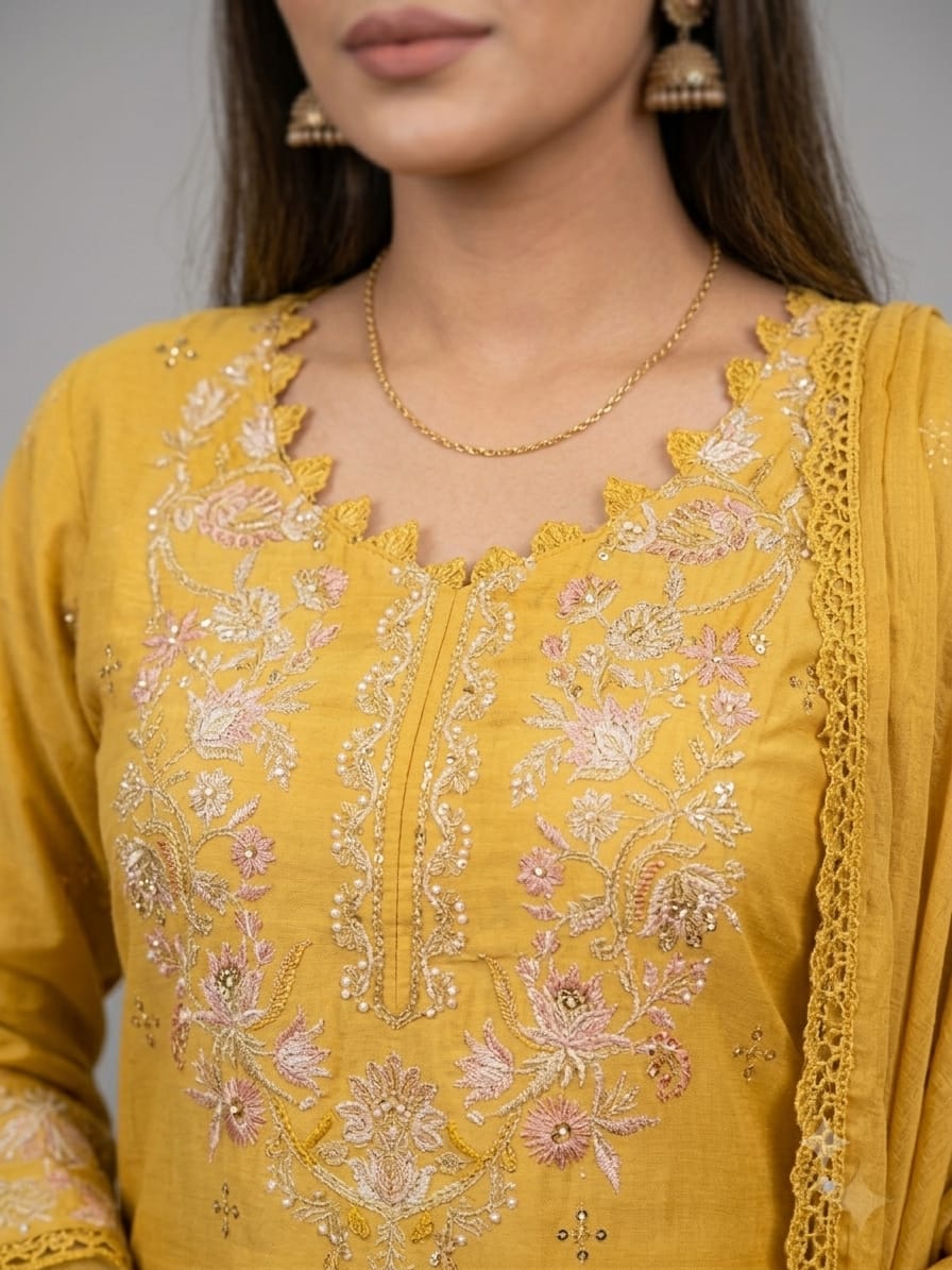 Women’s Pakistani 3-Piece Suit Set
