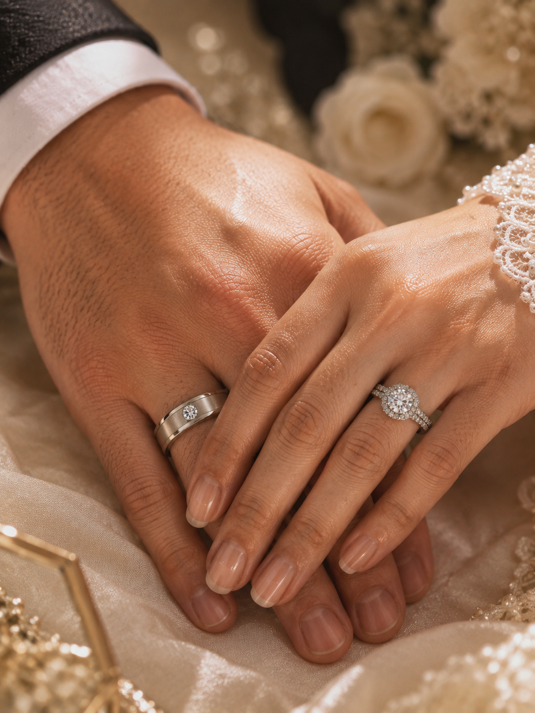 Elegant Wedding Ring Set