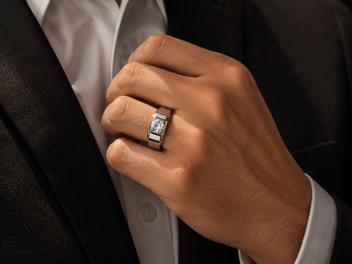 Men's Classic Silver Ring