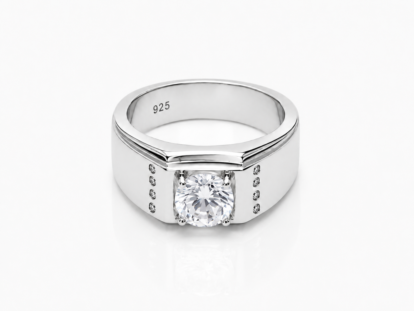 Men's Silver Silver Ring