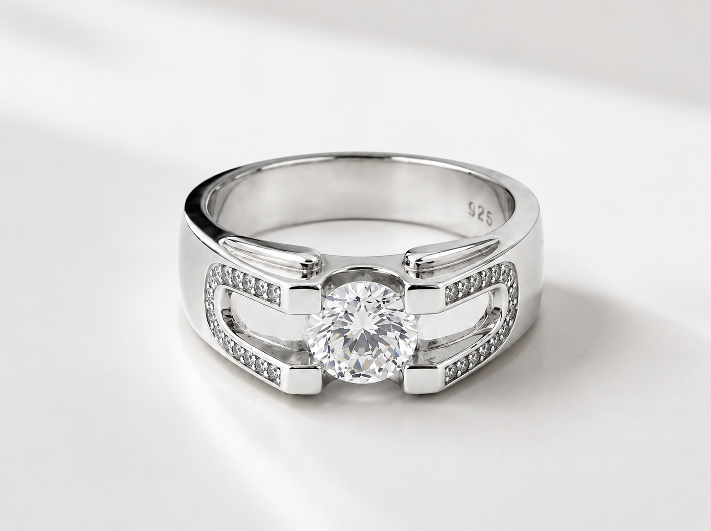 Men's Silver Wedding Band