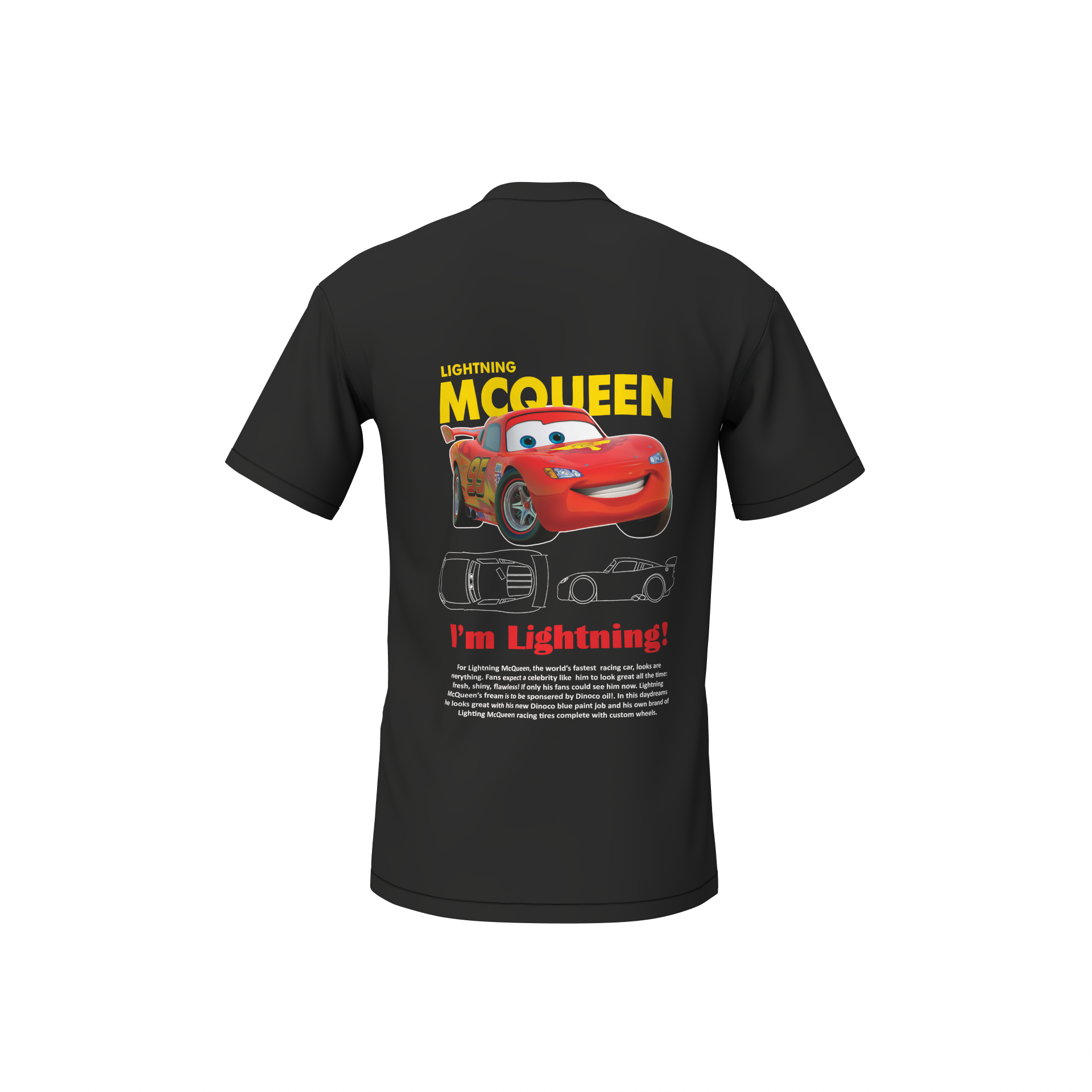 Diseño Digital Camiseta Sally Cars