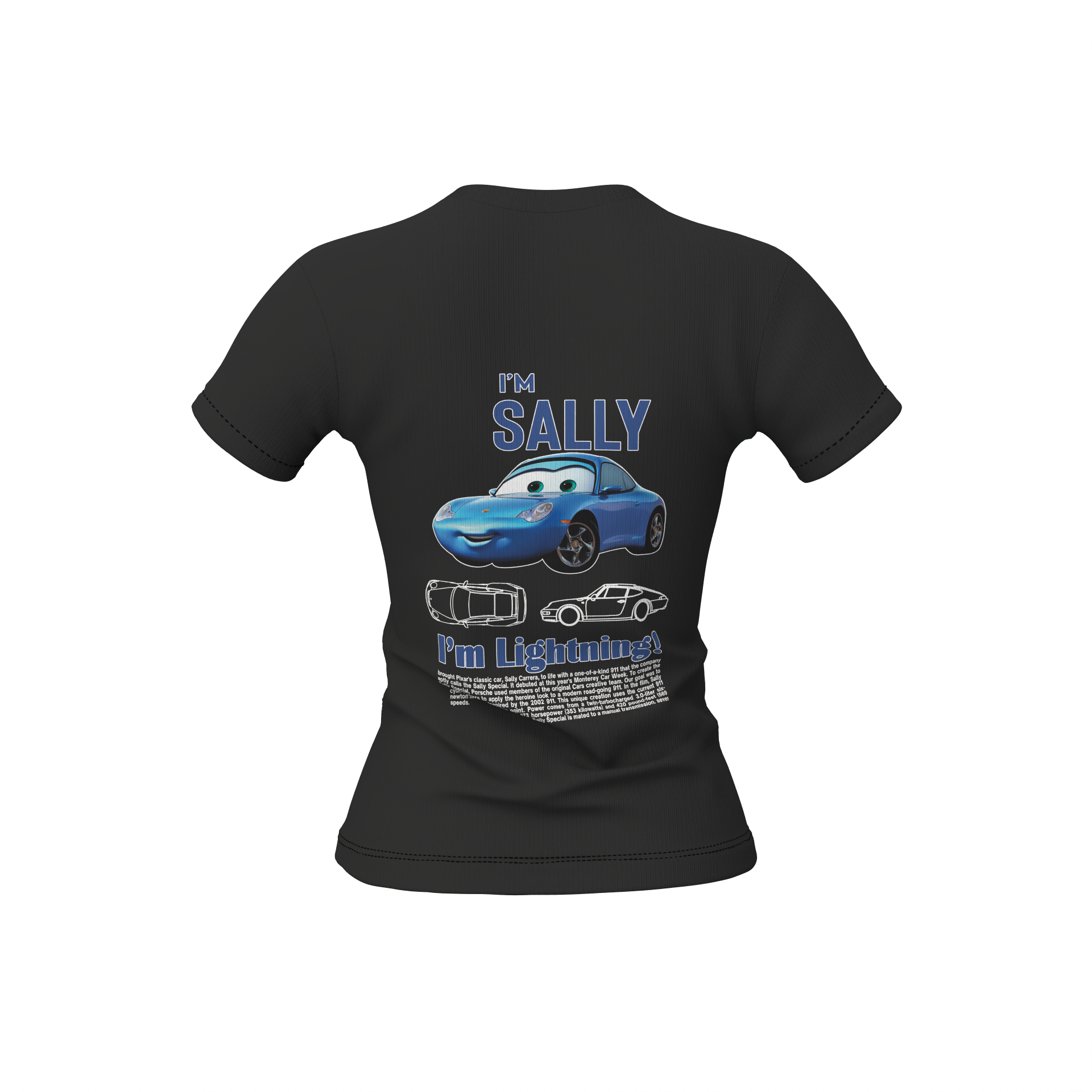 Diseño Digital Camiseta Sally Cars