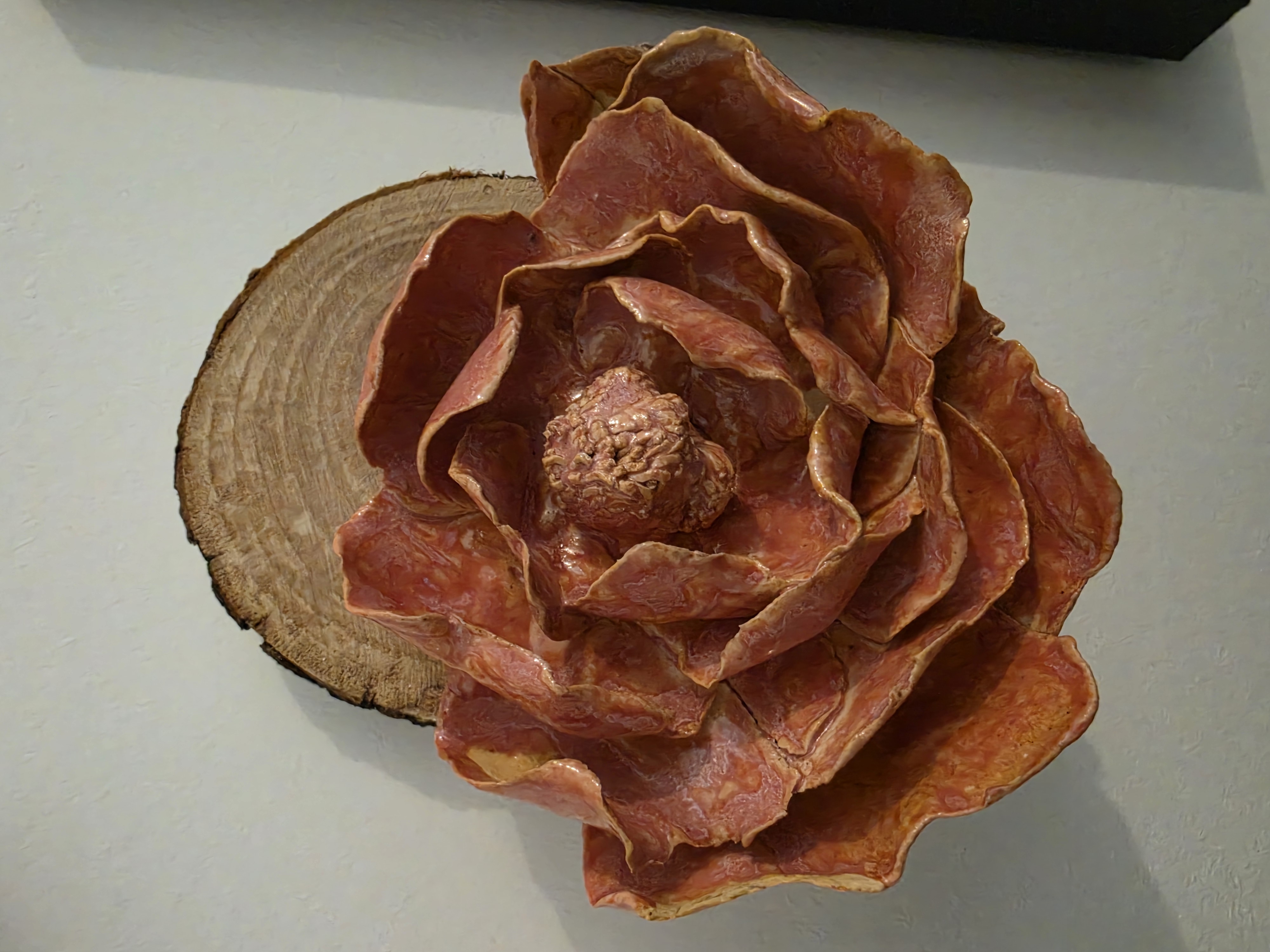 Handcrafted Wooden Flower Decor