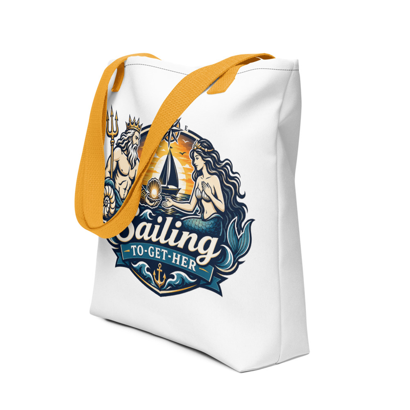 Sailing To-Get-Her — Helm Collection Tote Bag