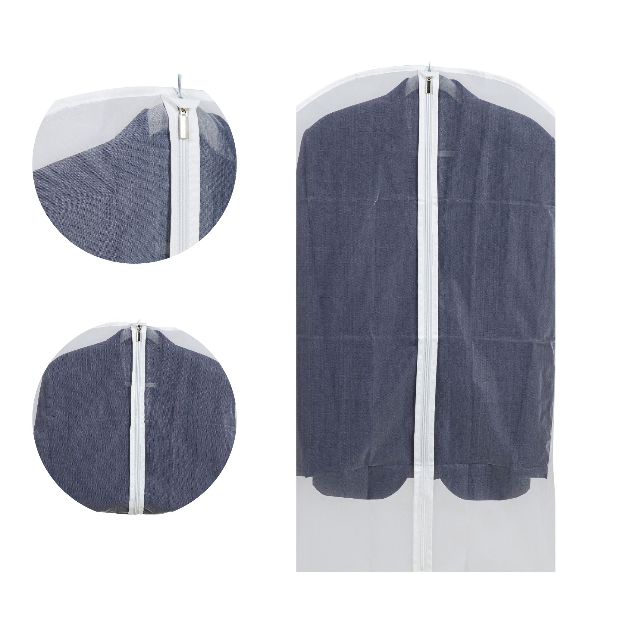 Capa Para Roupas em Organza Leve e Respirável M