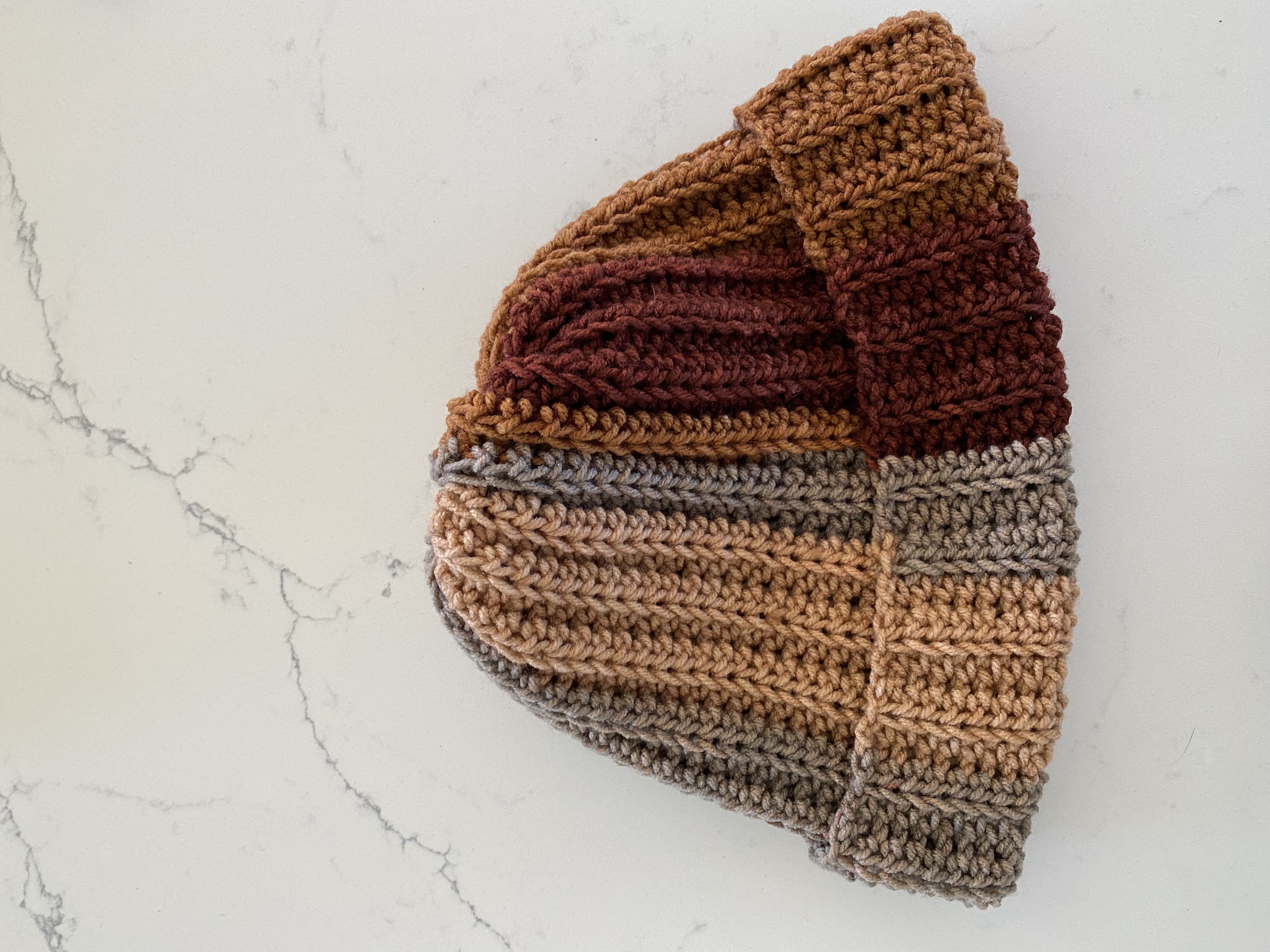 Striped Crochet Beanie