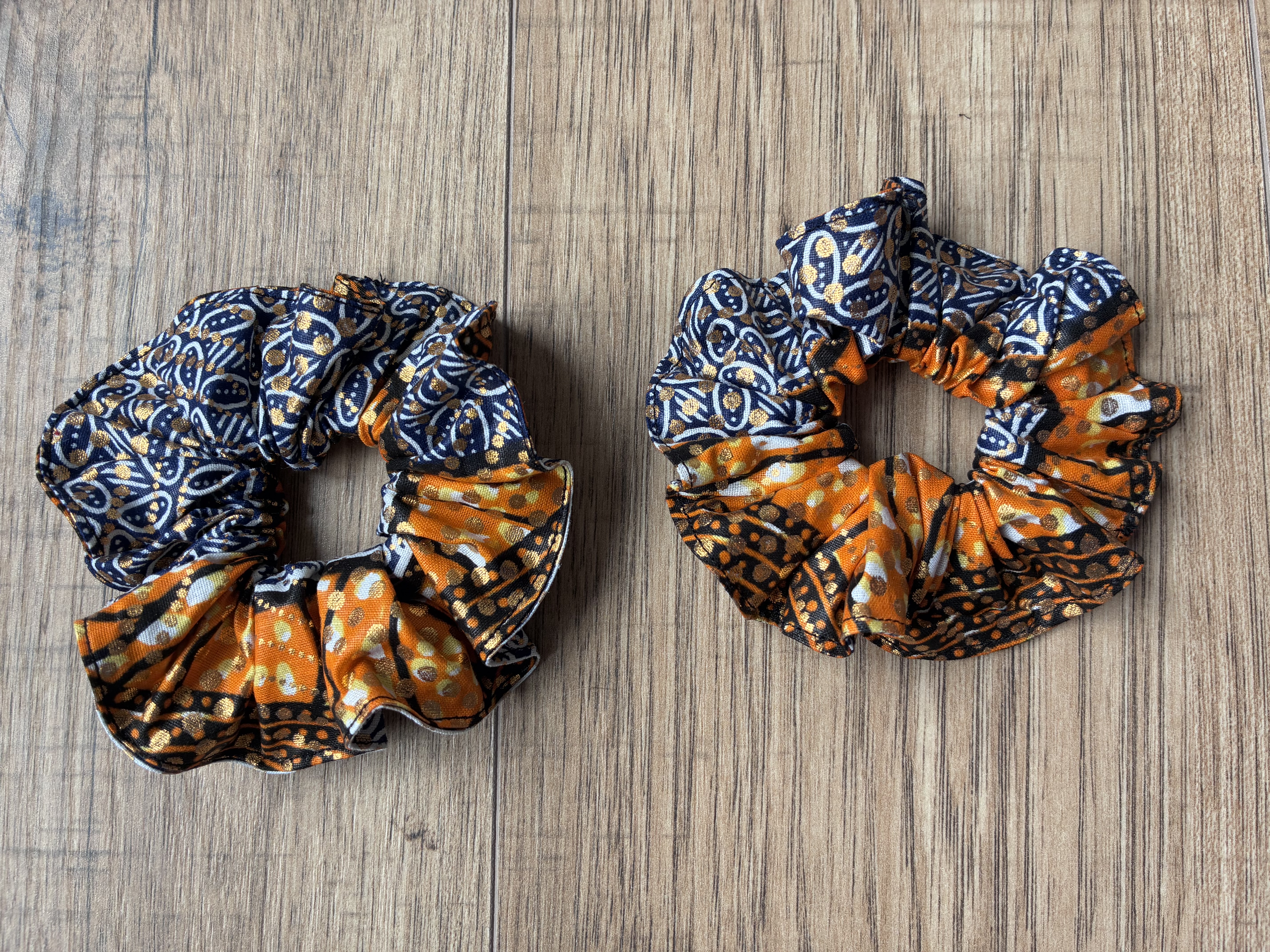 Patterned Fabric Scrunchies