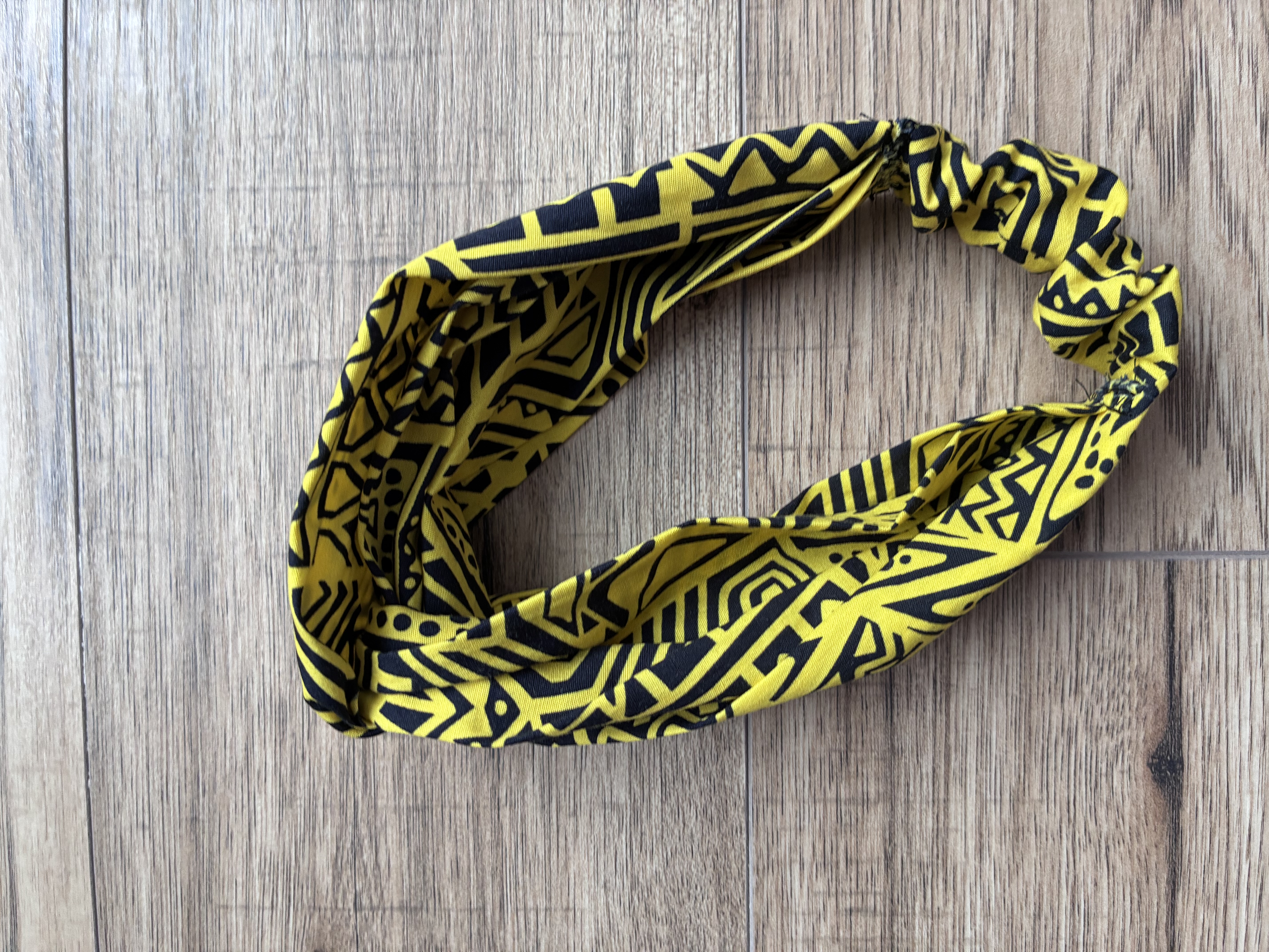 Yellow Patterned Headband
